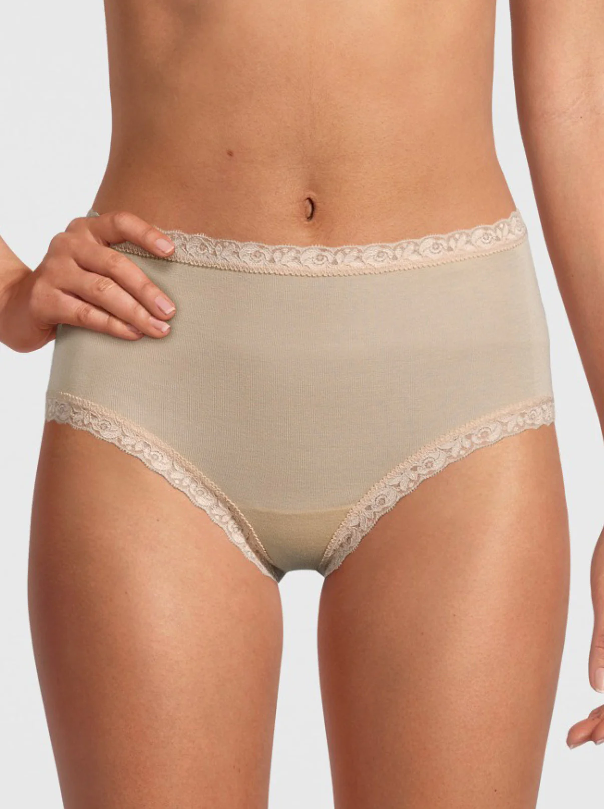 Retro Shaping High rise Briefs in cotton 310 - Image 5