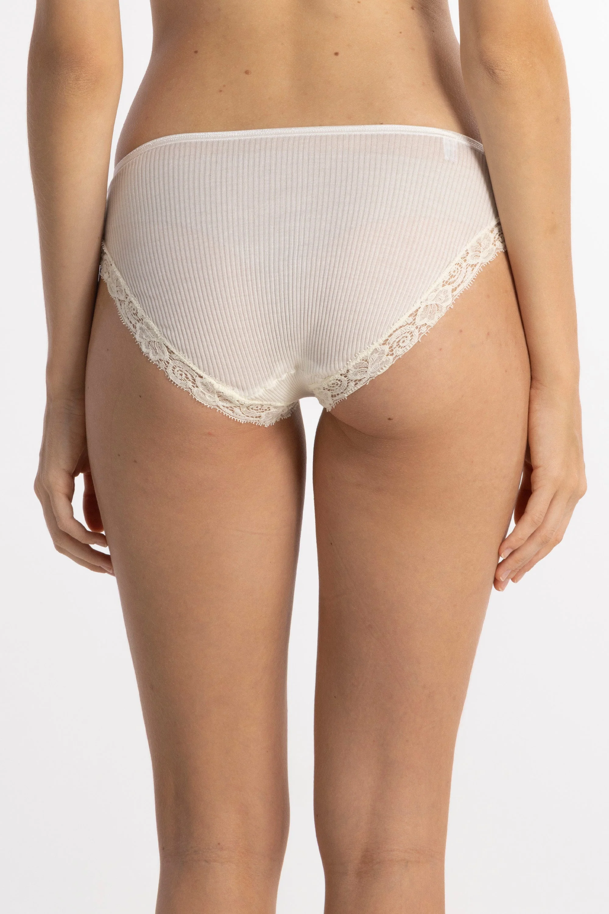 Filoscozia Mini low-rise Briefs with Leavers Lace 3411 - Image 6
