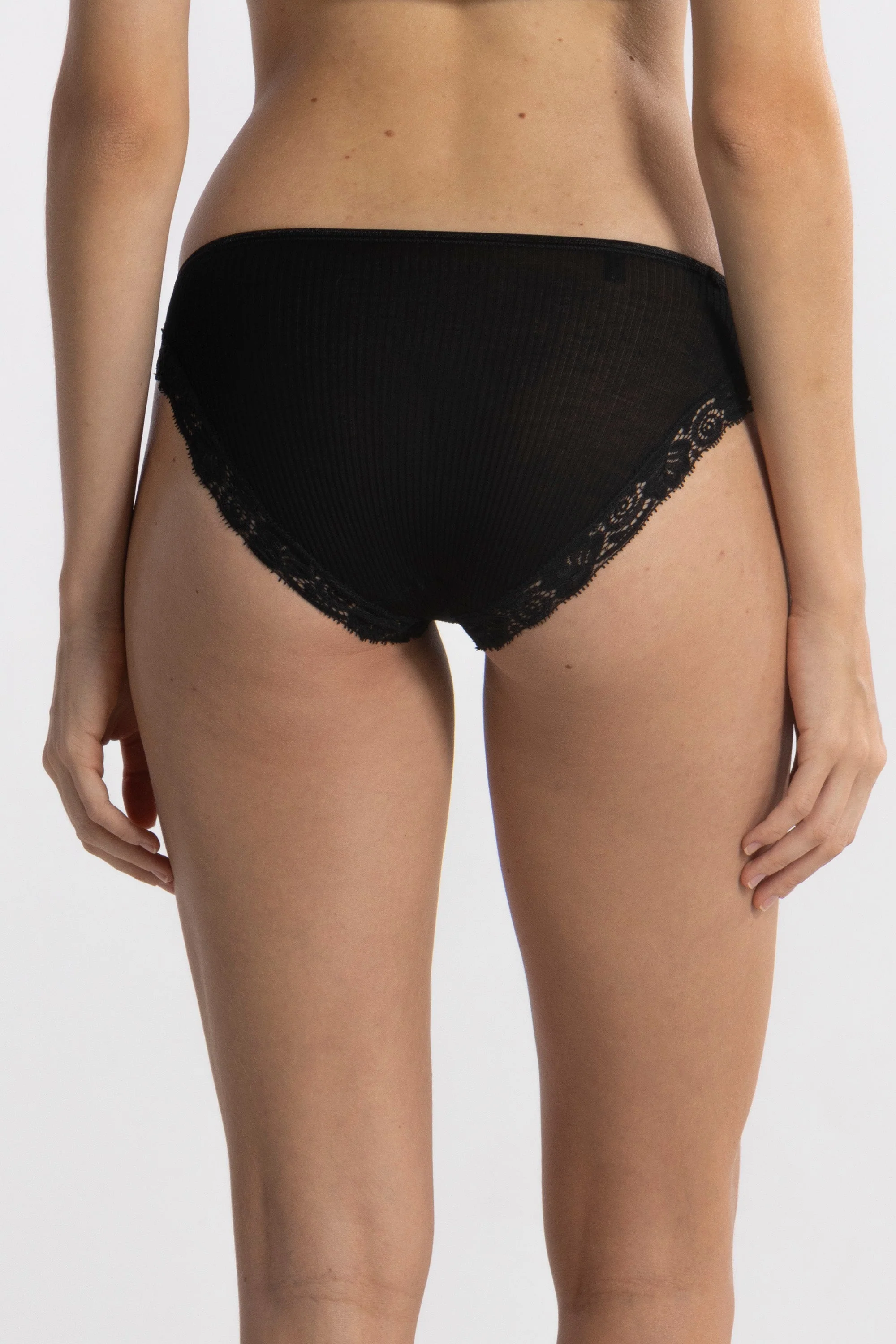 Filoscozia Mini low-rise Briefs with Leavers Lace 3411 - Image 9