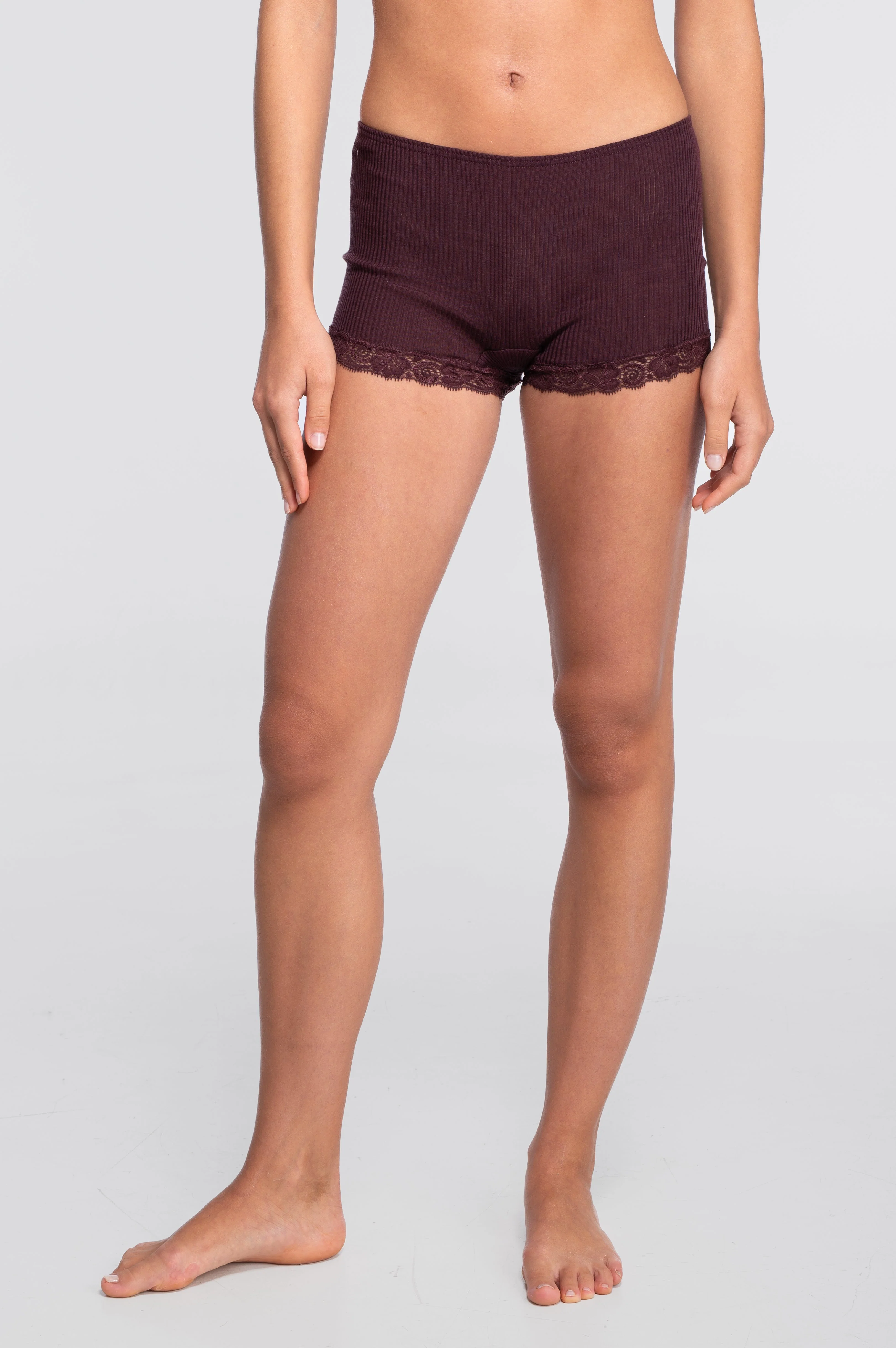 Wool and silk panties with leavers lace 3413 - Image 7