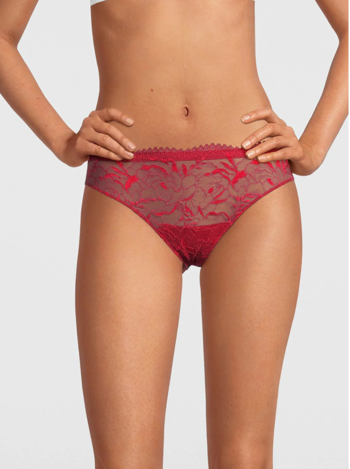 Low-Rise Briefs with Lace 5878 - Image 4