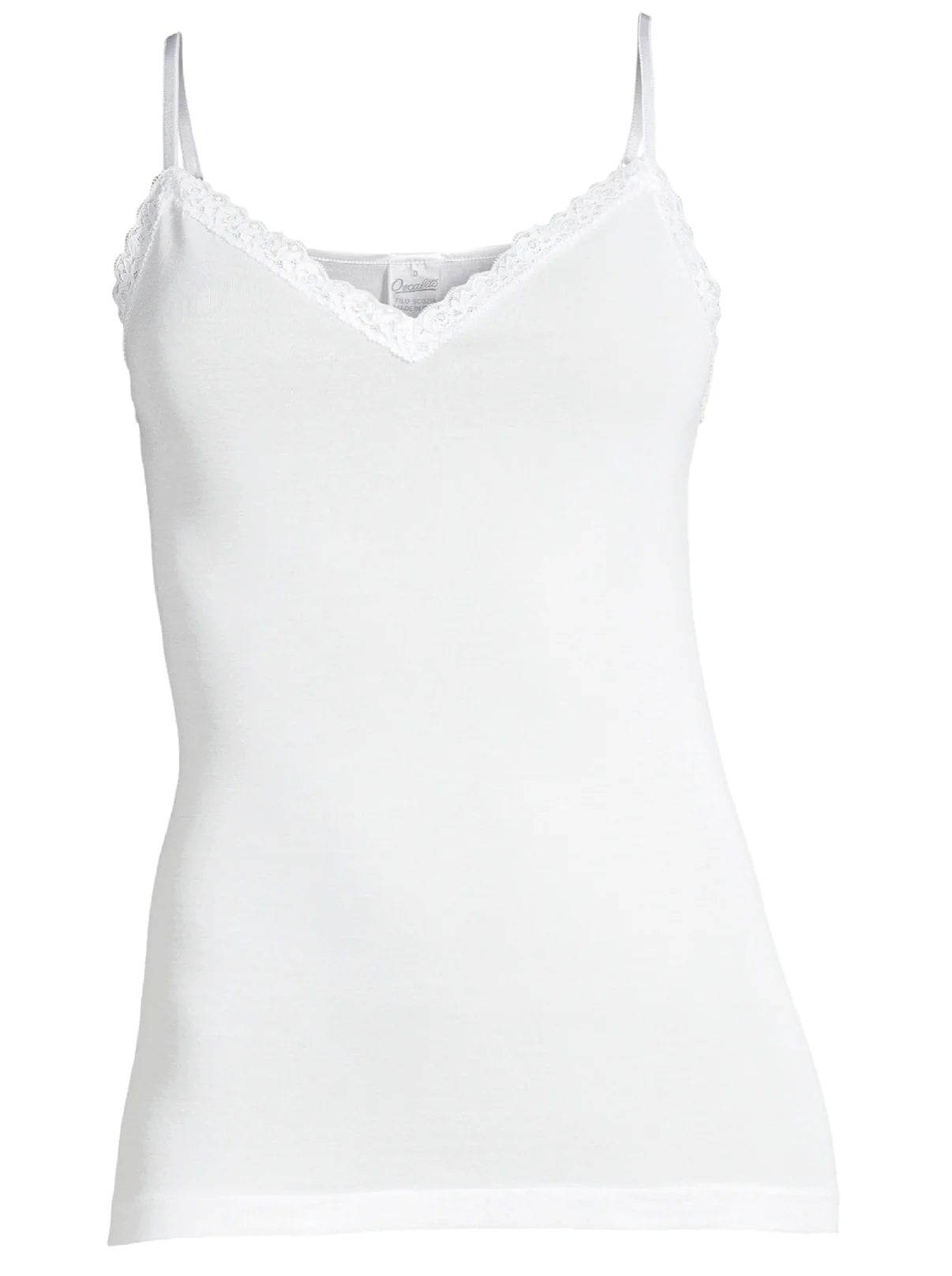 Filoscozia Camisole Top with Leavers lace 312 - Image 3