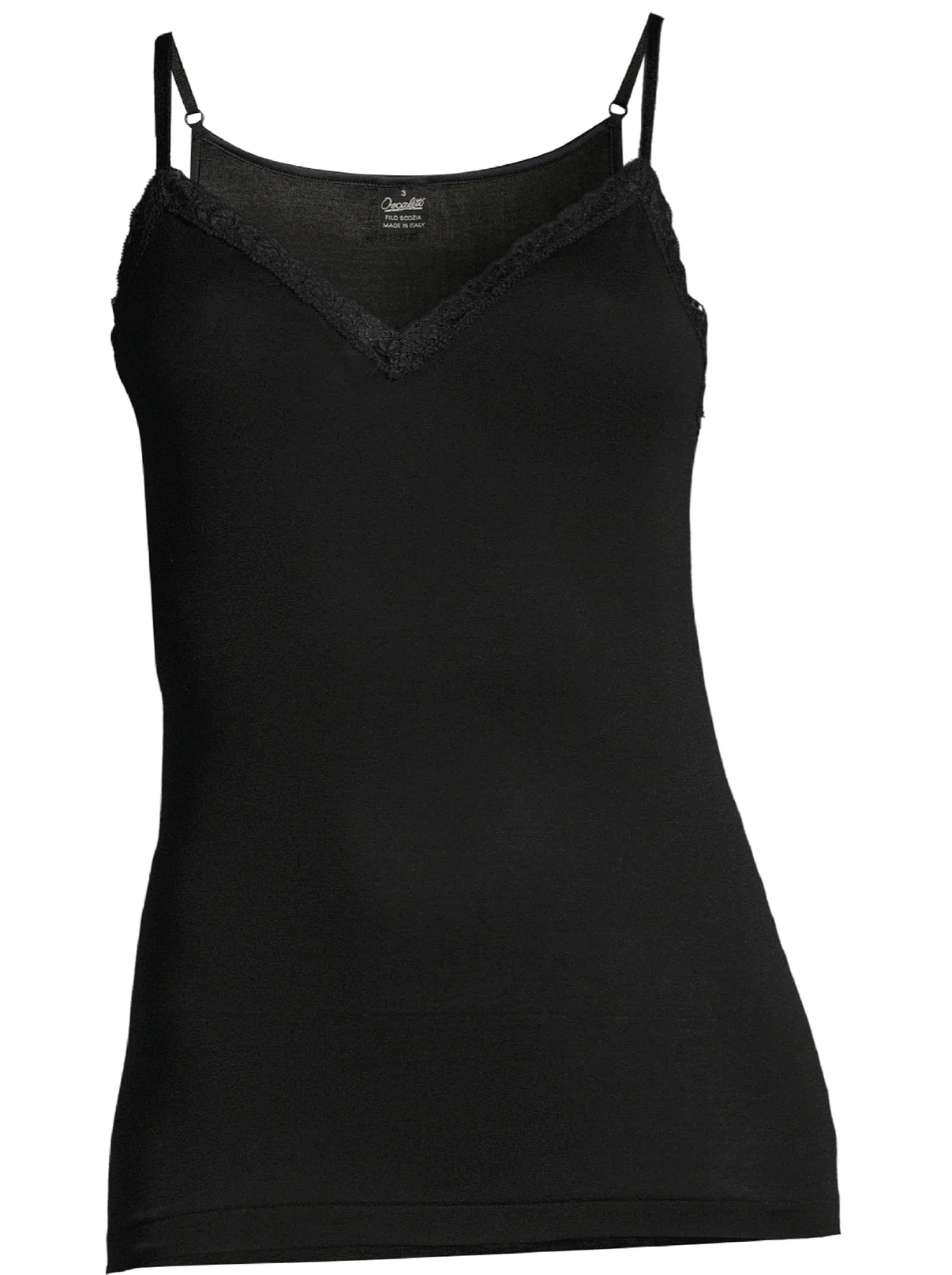 Filoscozia Camisole Top with Leavers lace 312 - Image 6