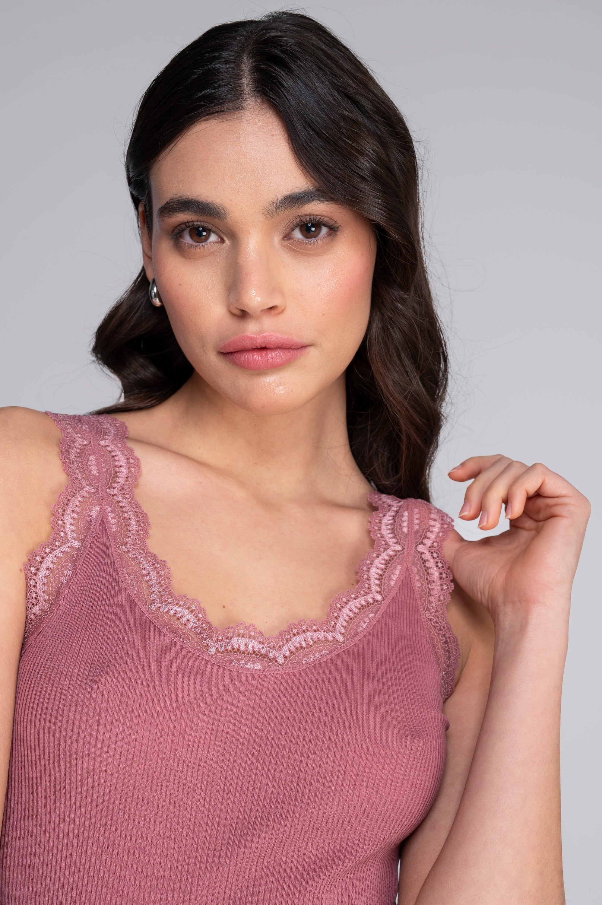 Filoscozia cotton and Leavers lace top 3162 - Image 22