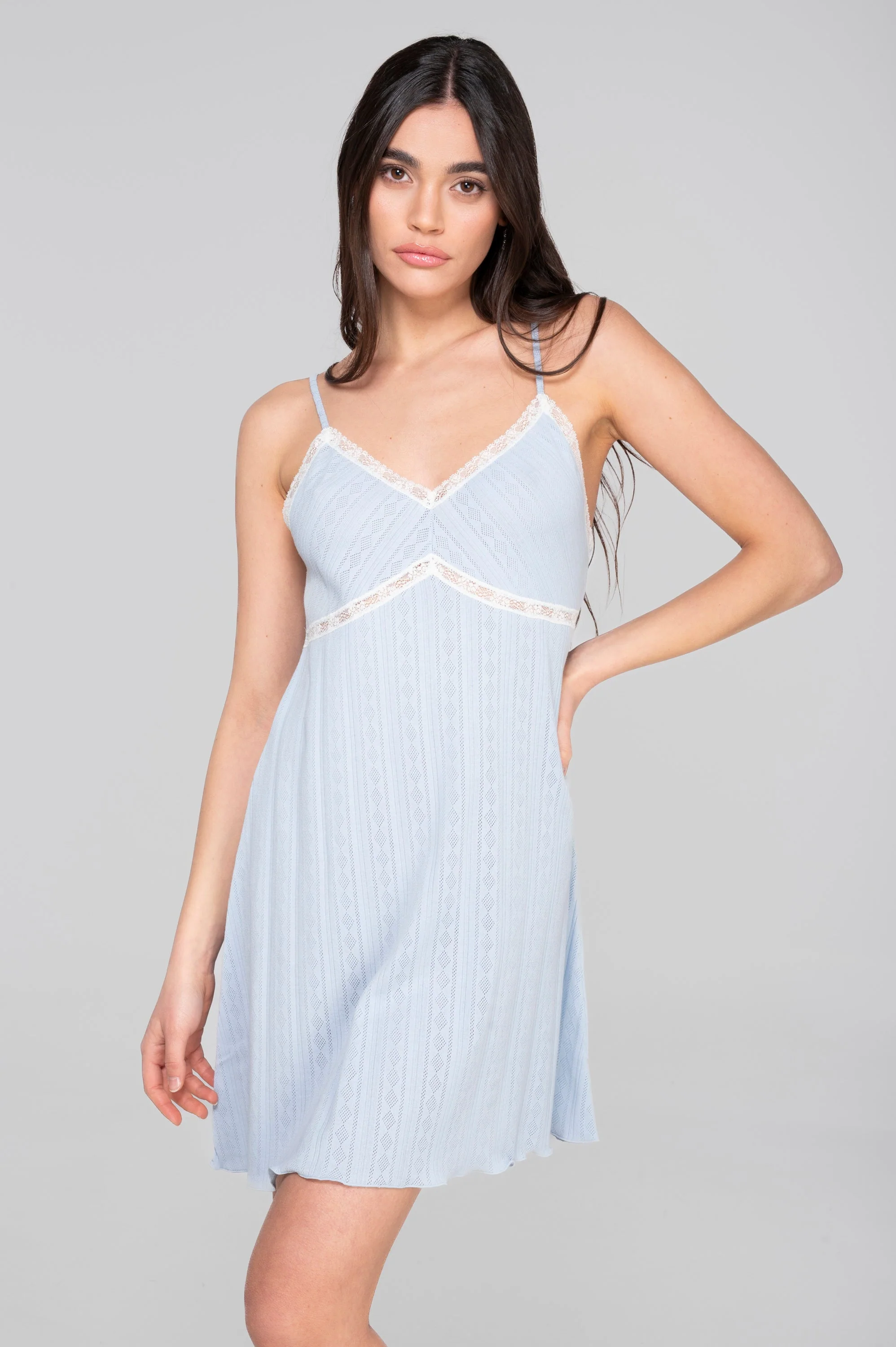 Babydoll in ajourè cotton 7547 - Image 6