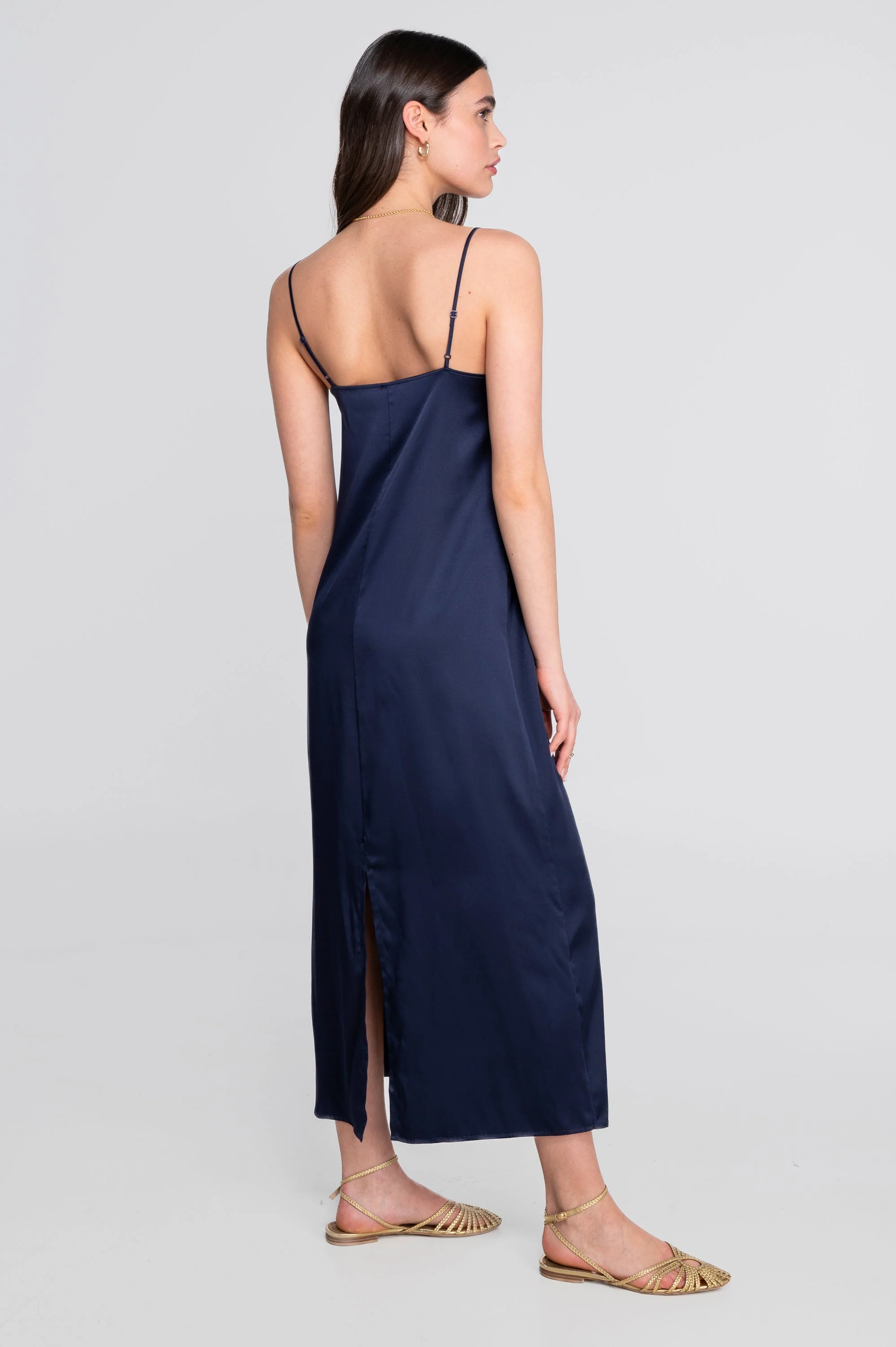 Long Slip in Stretch Silk 10311 - Image 6