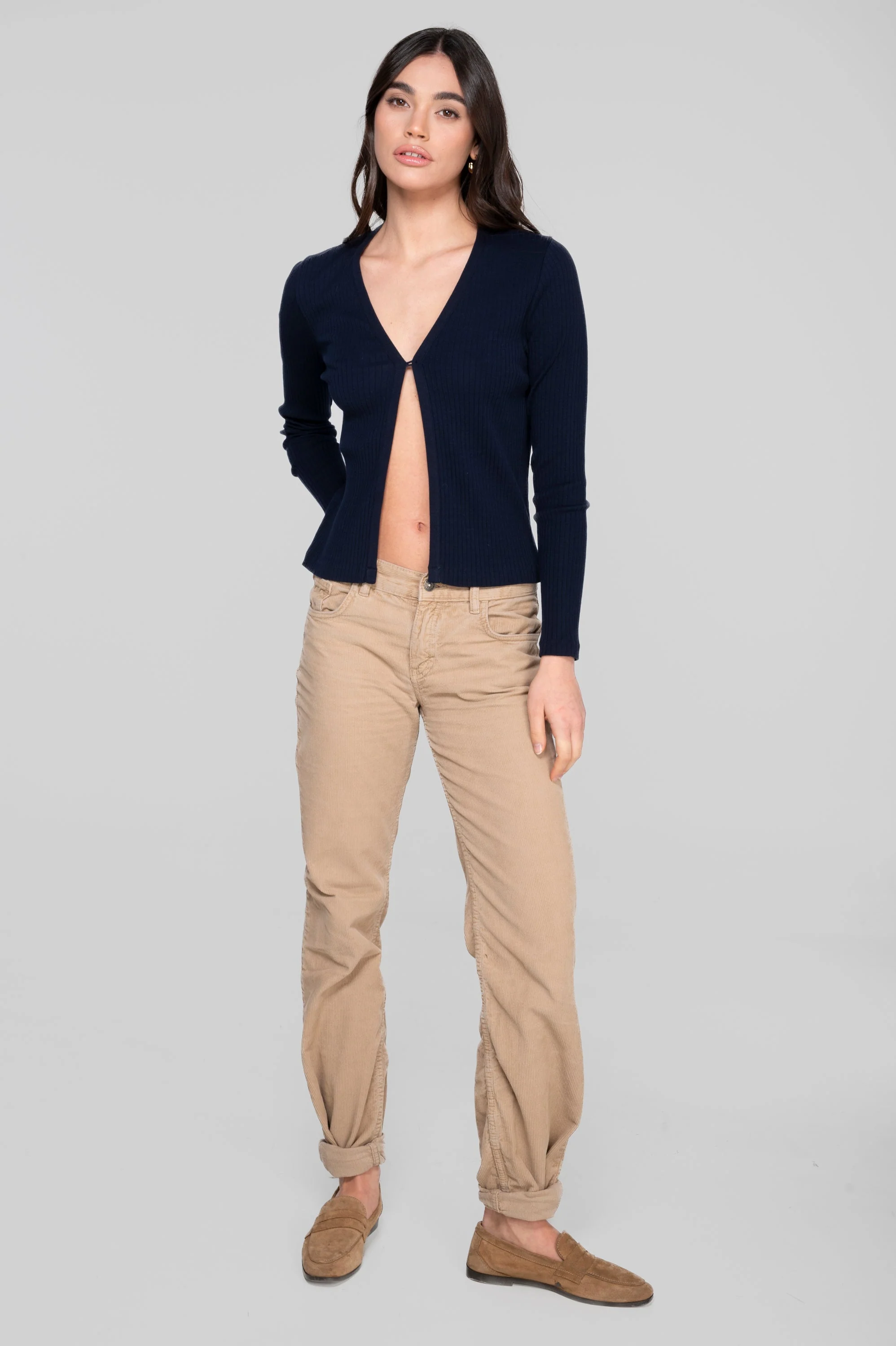 Cotton long sleeves cardigan 7564 - Image 14