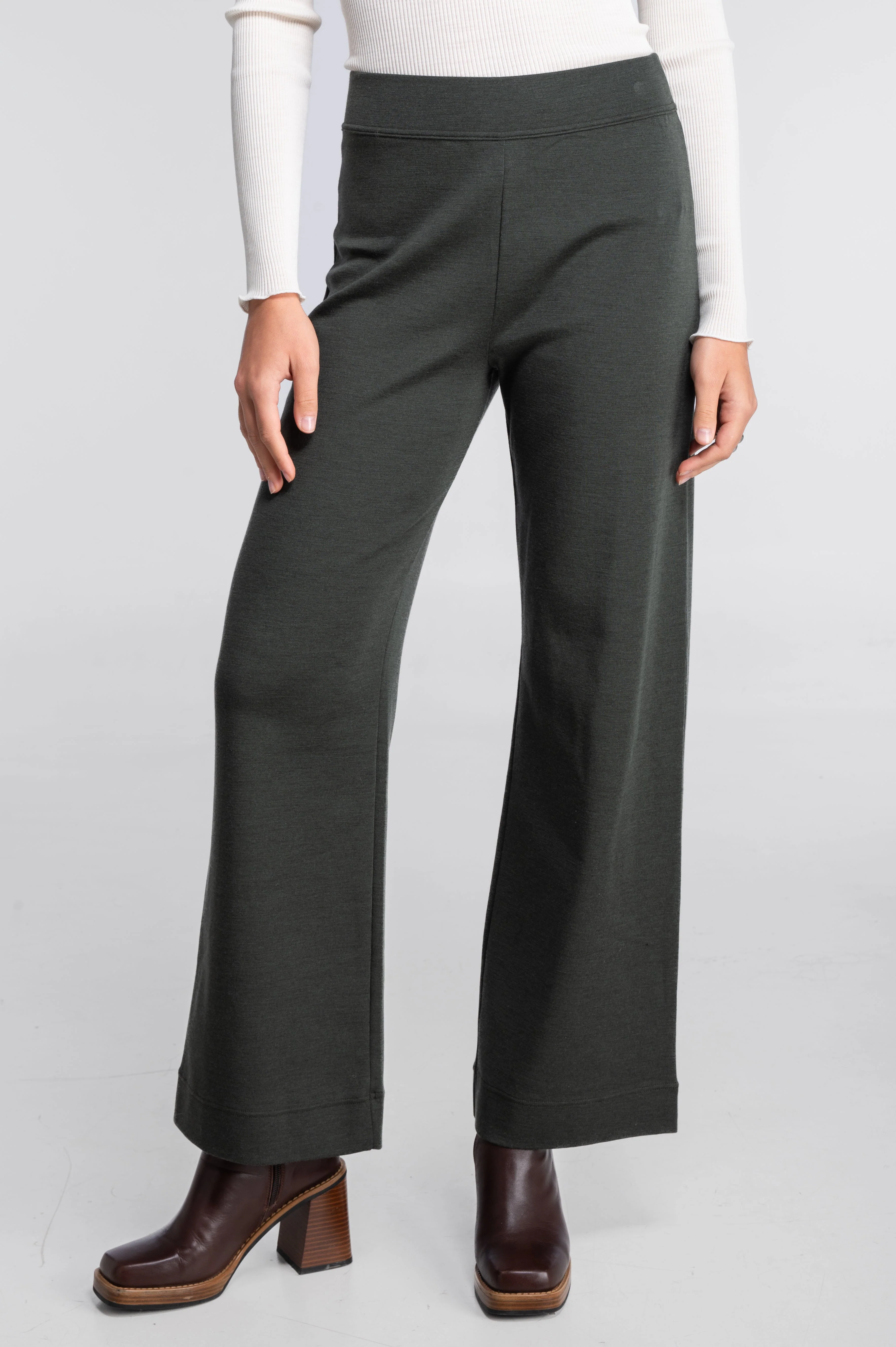 Wide-leg wool and silk trousers 5681 - Image 26