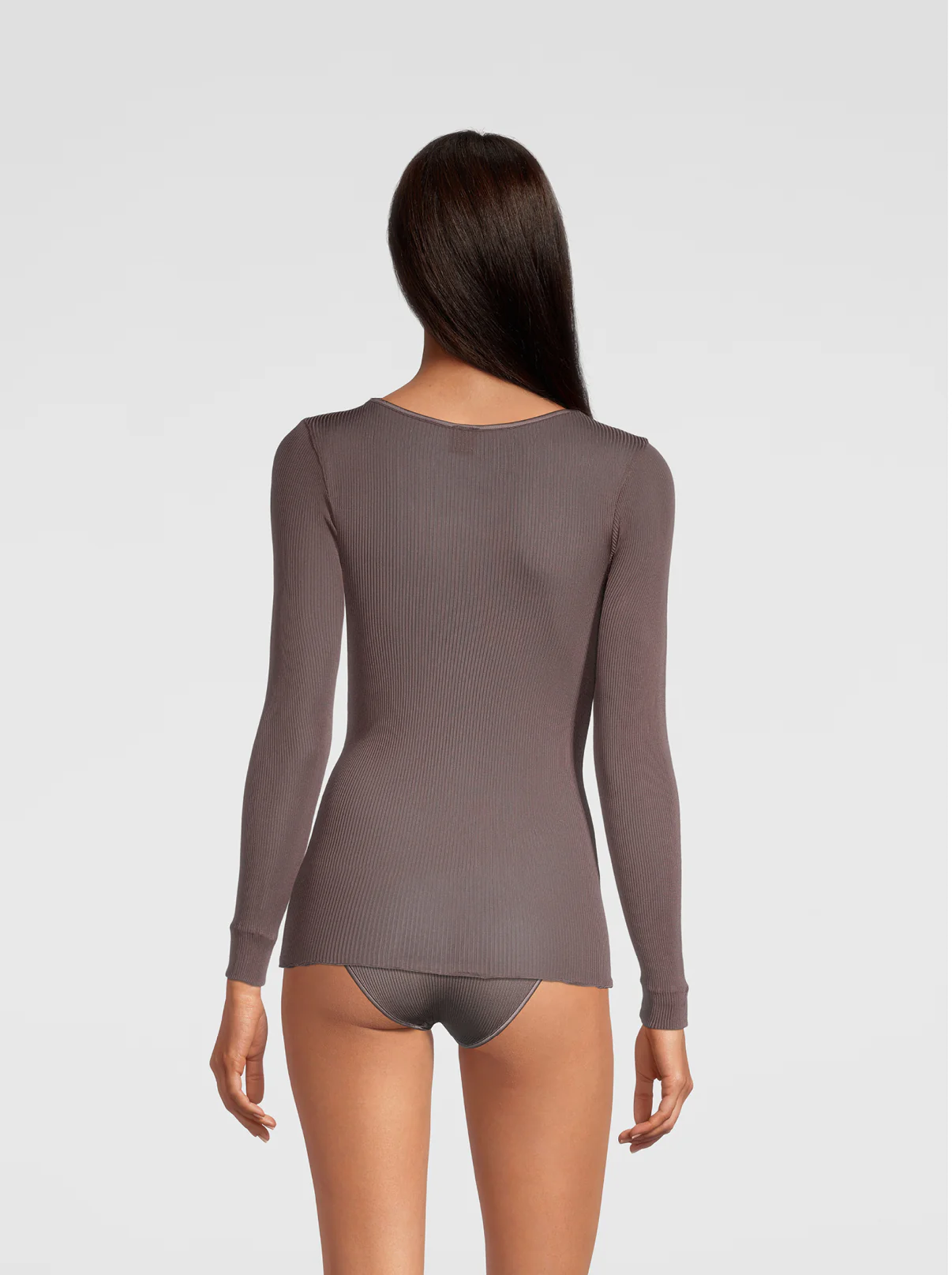 Longsleeves Woman Silk in pure silk organza with satin trimm 9456 - Image 19