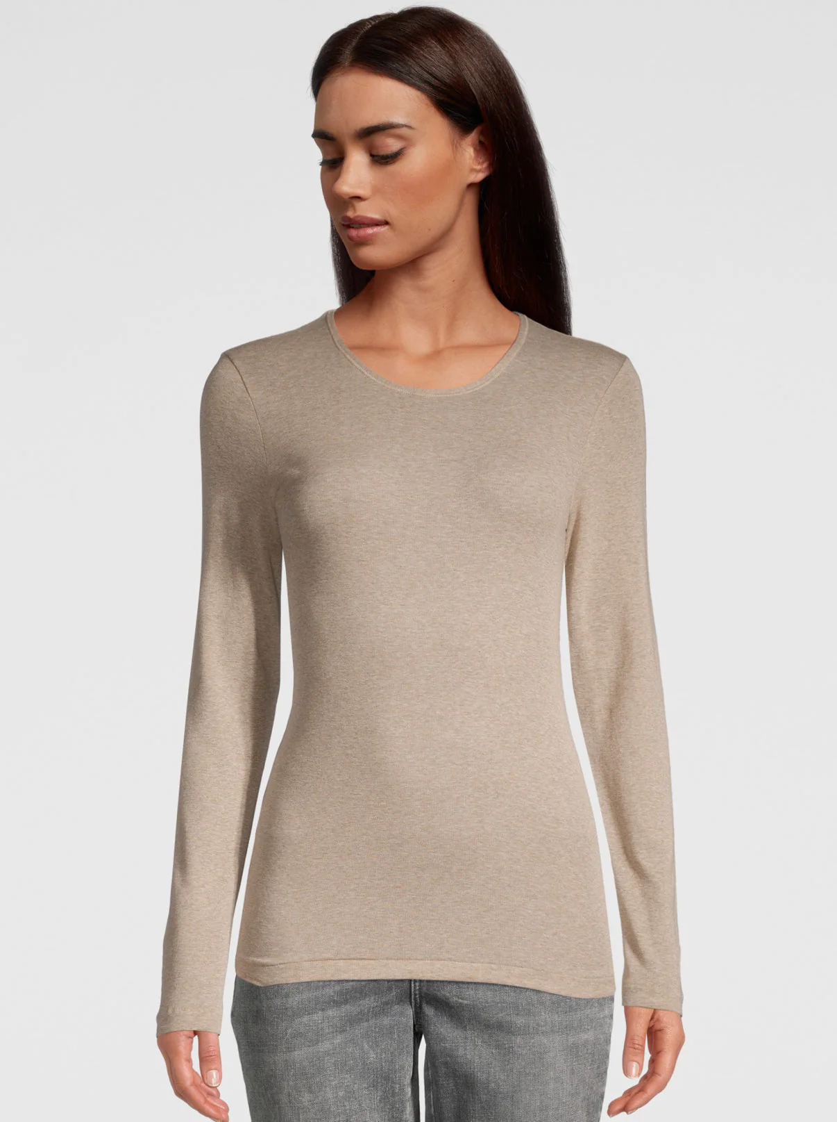 Long-sleeved Shirt in Egyptian Makò Cotton 476 - Image 9
