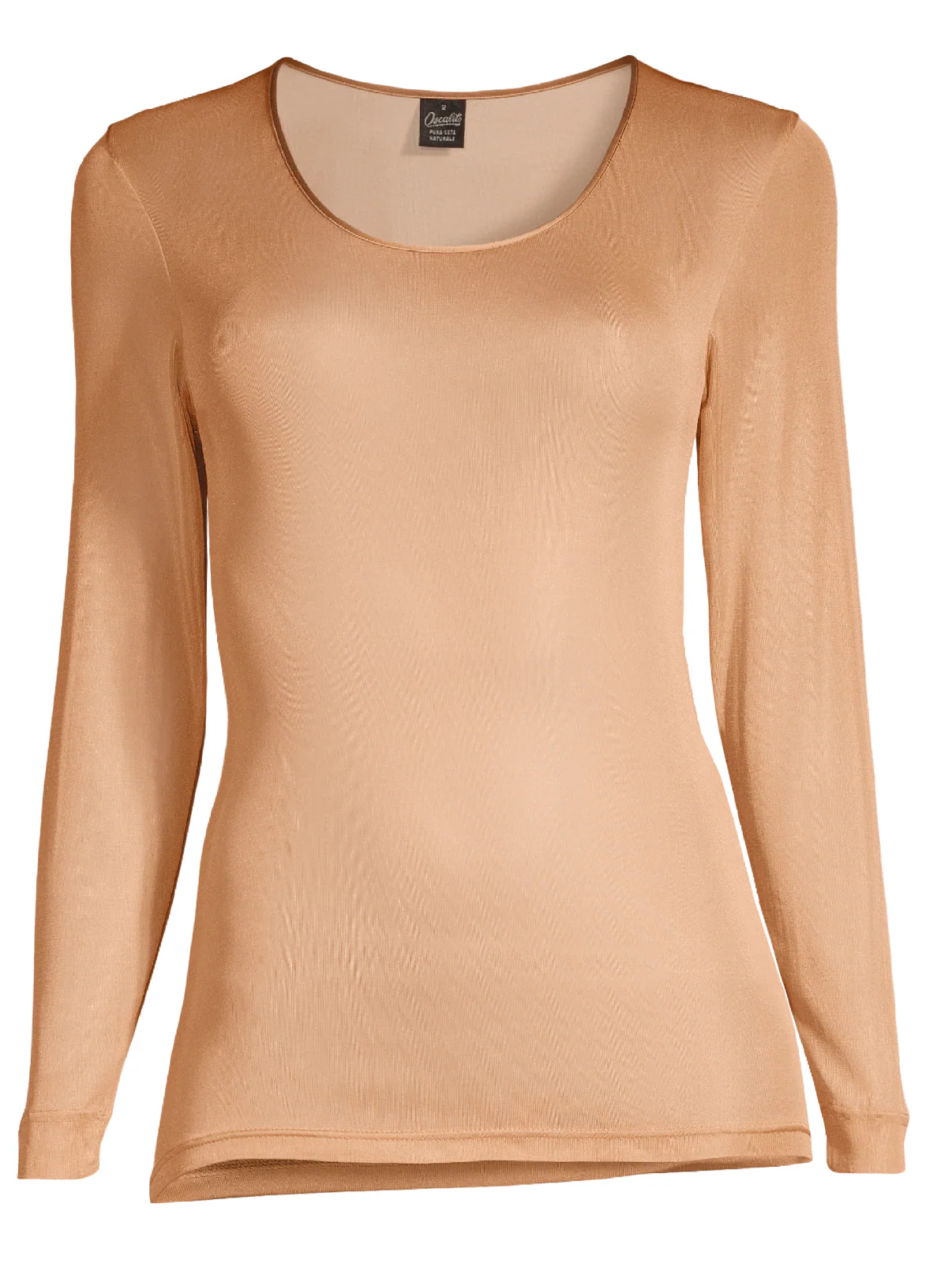 Longsleeves Pure Silk Shirt 4486 - Image 9
