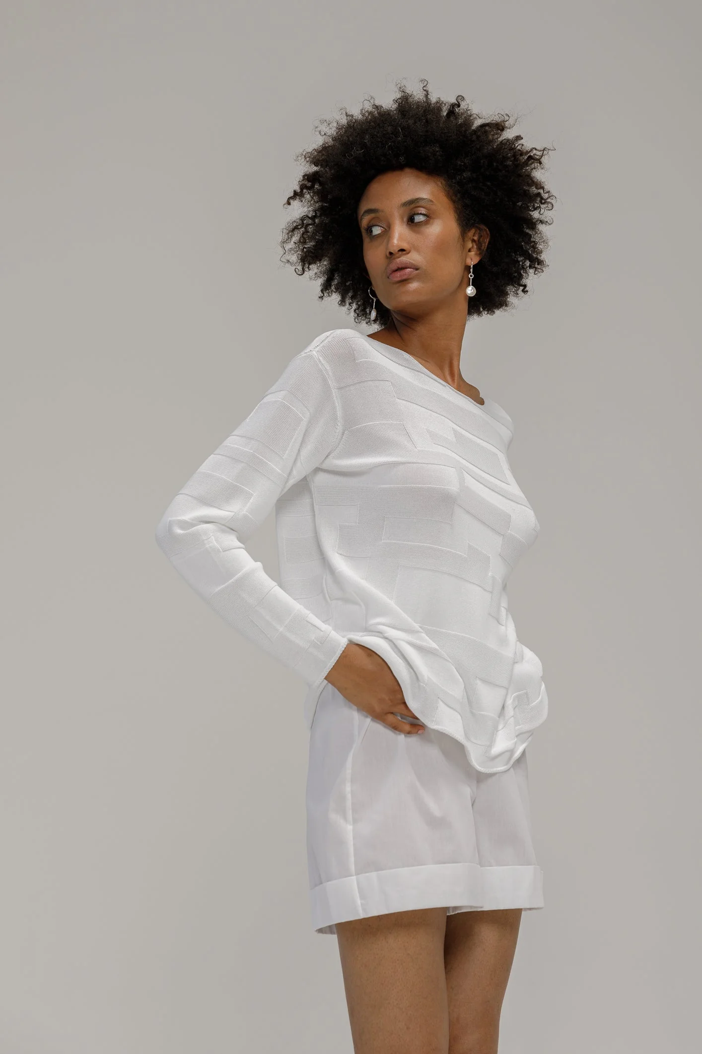 Longsleeves Woman70% Viscose , 30% Cotton 6803 - Image 2