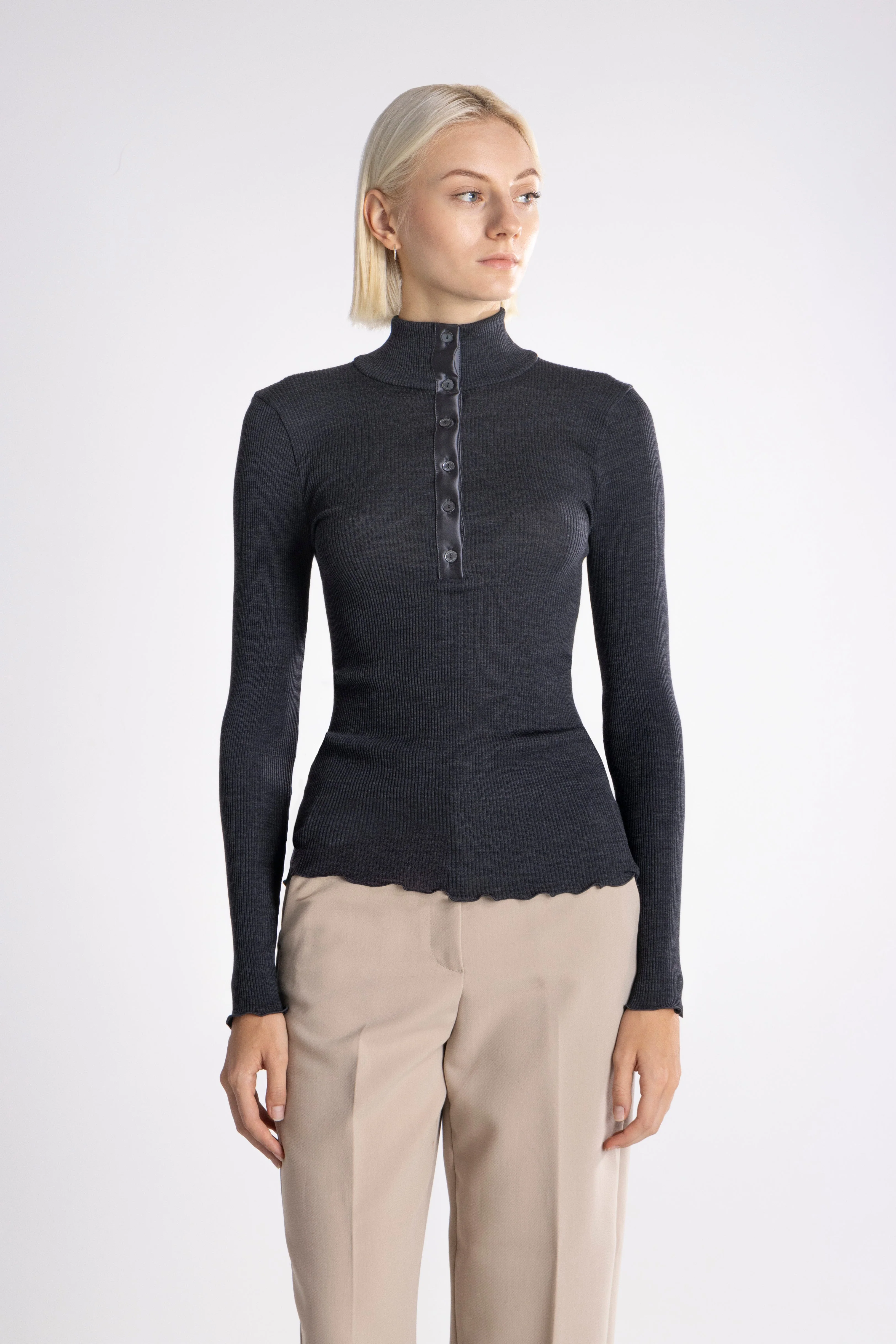 Longsleeves Woman70% Wool , 30% Silk 6347 - Image 7