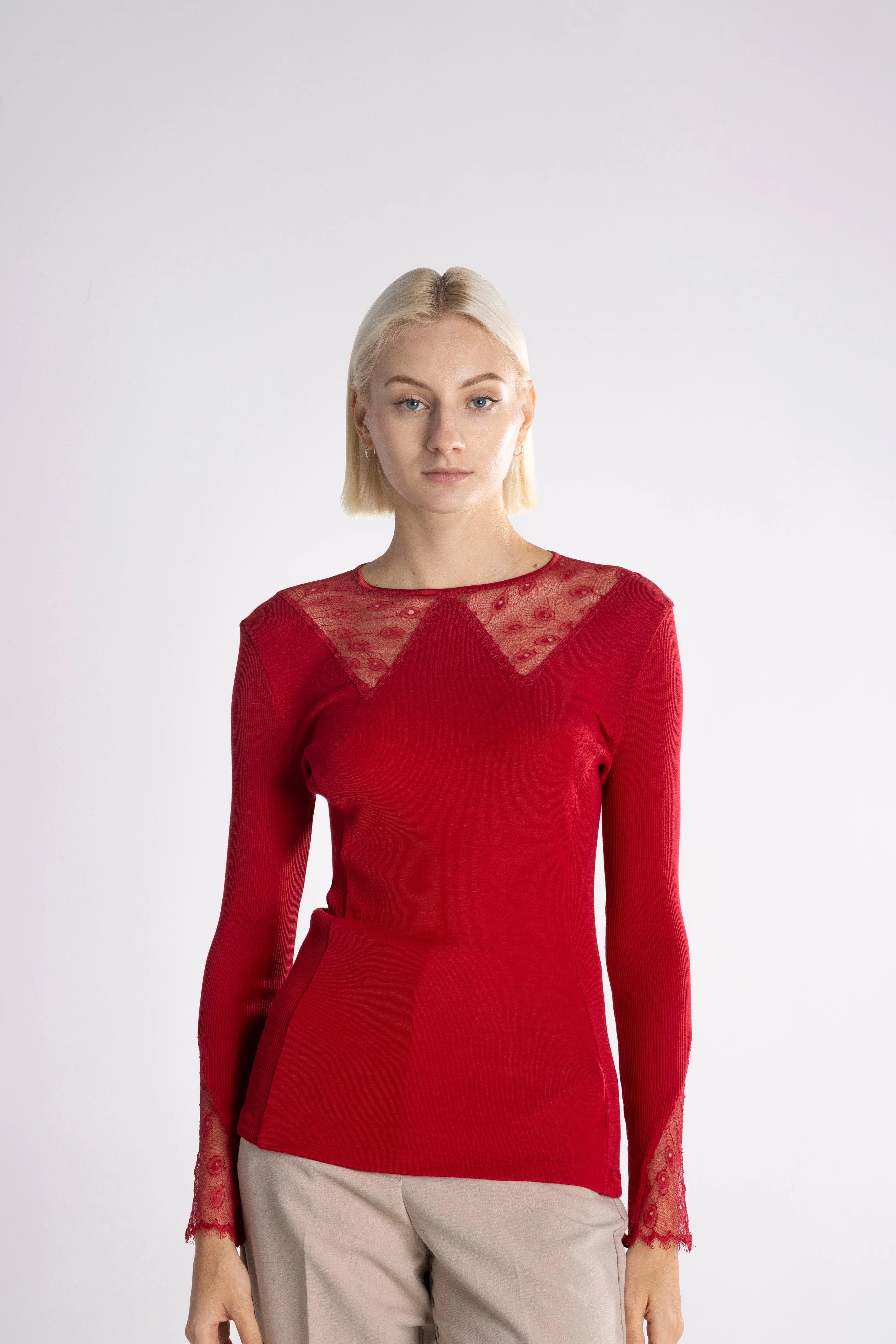 Longsleeves Woman70% Wool , 30% Silk 6856 - Image 4