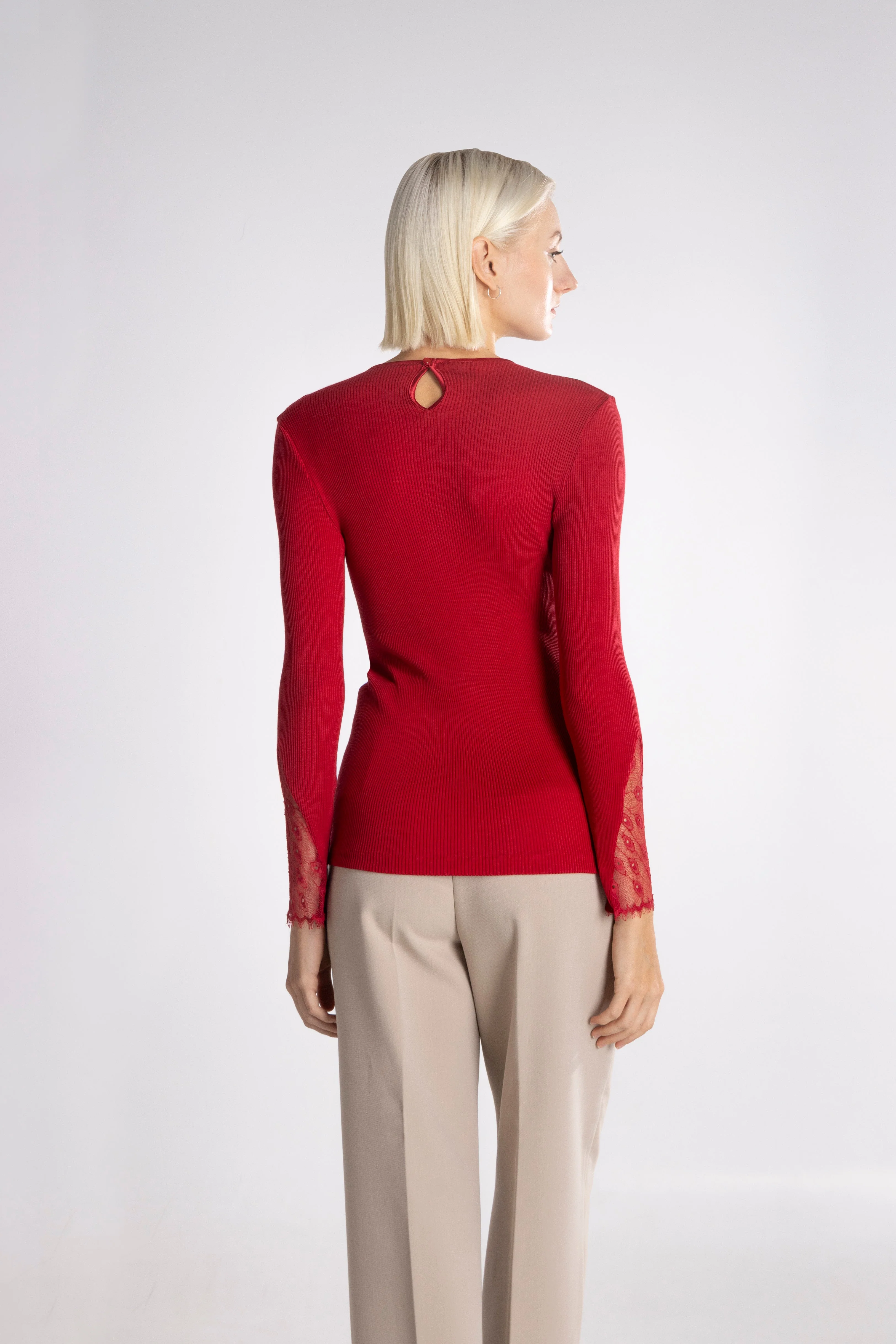 Longsleeves Woman70% Wool , 30% Silk 6856 - Image 5