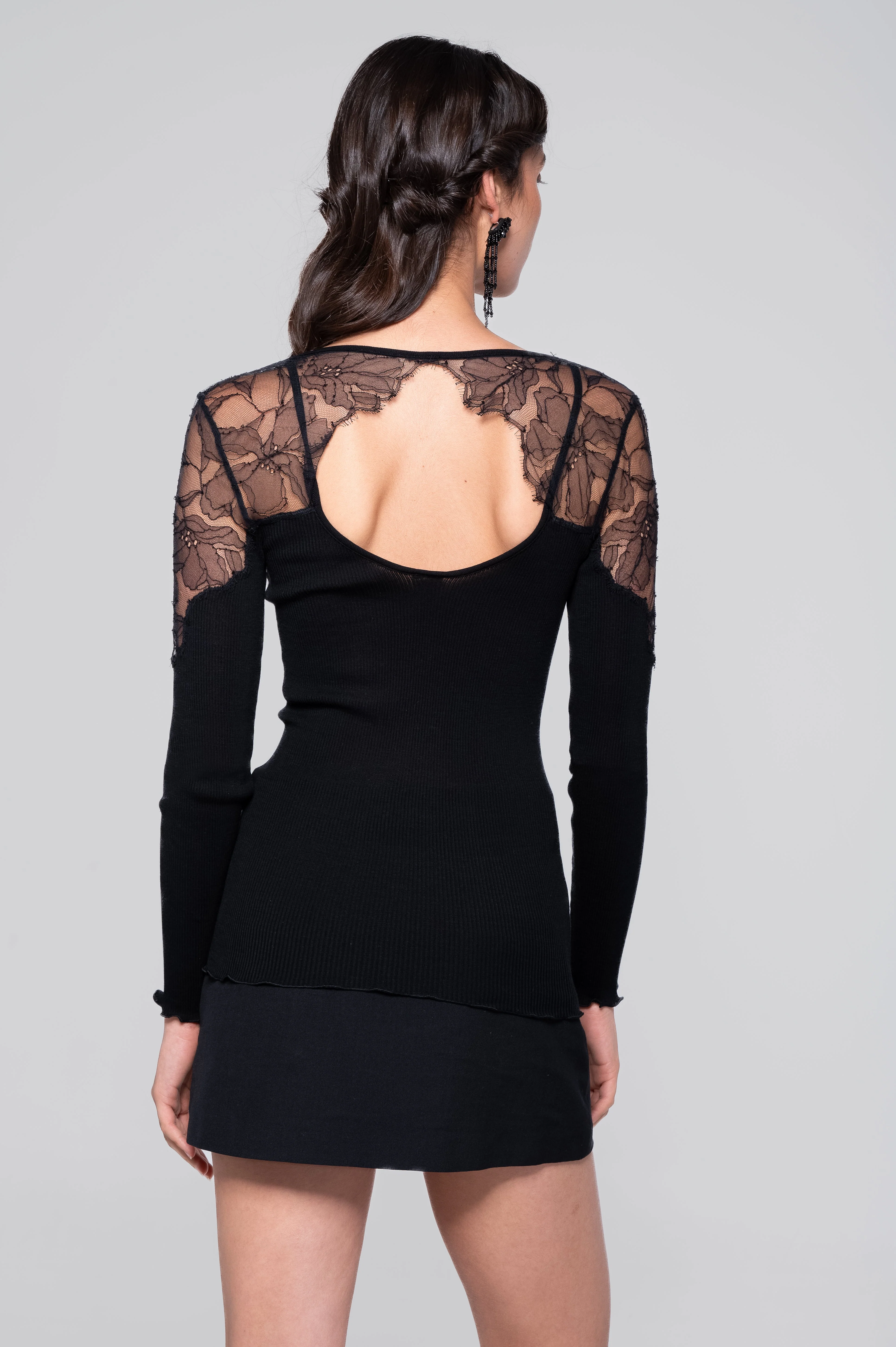 Longsleeves Woman70% Wool , 30% Silk 7602 - Image 3