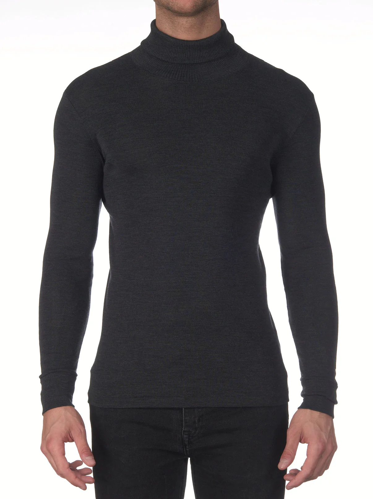 Men's turtleneck in wool and silk 629 - Image 13