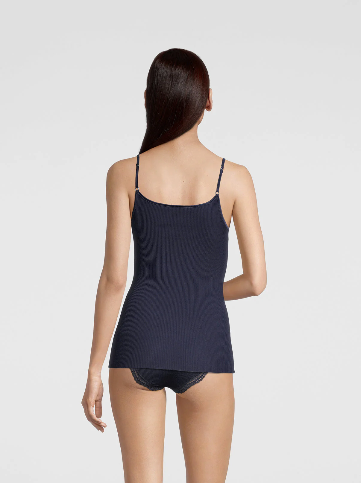 Filoscozia Spaghetti V Neck Top with Satin Edging 16130 - Image 11