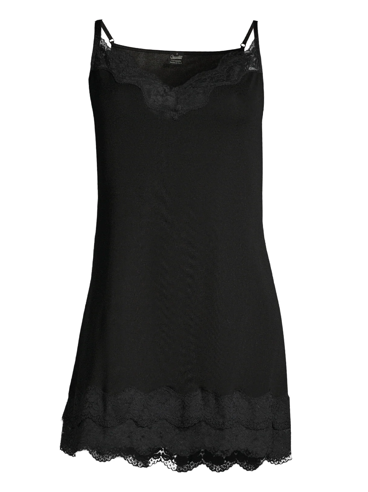 Filoscozia Spaghetti Babydoll with Leavers Lace 7004 - Image 6