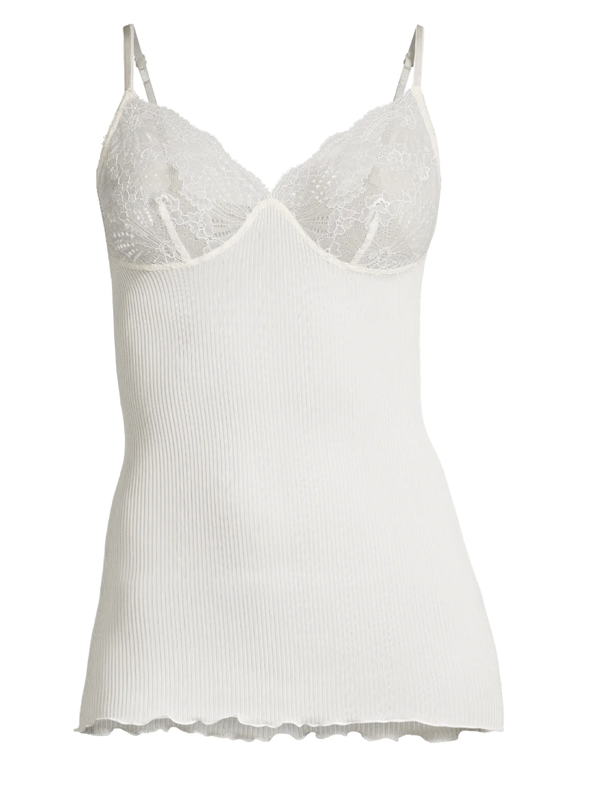Pure Silk Camisole Top with Bra 9462 - Image 3