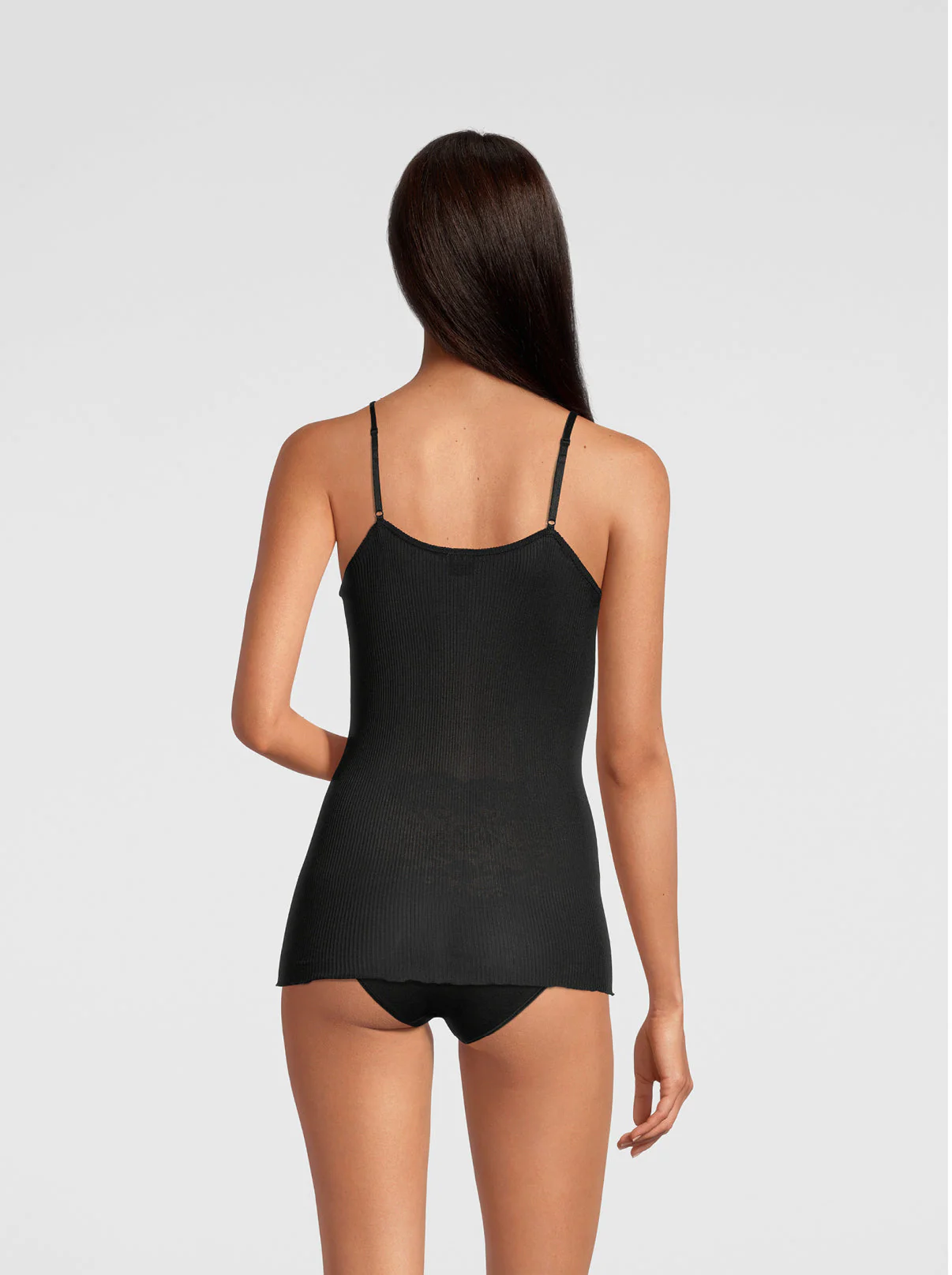 Pure Silk Camisole Top with Bra 9462 - Image 5