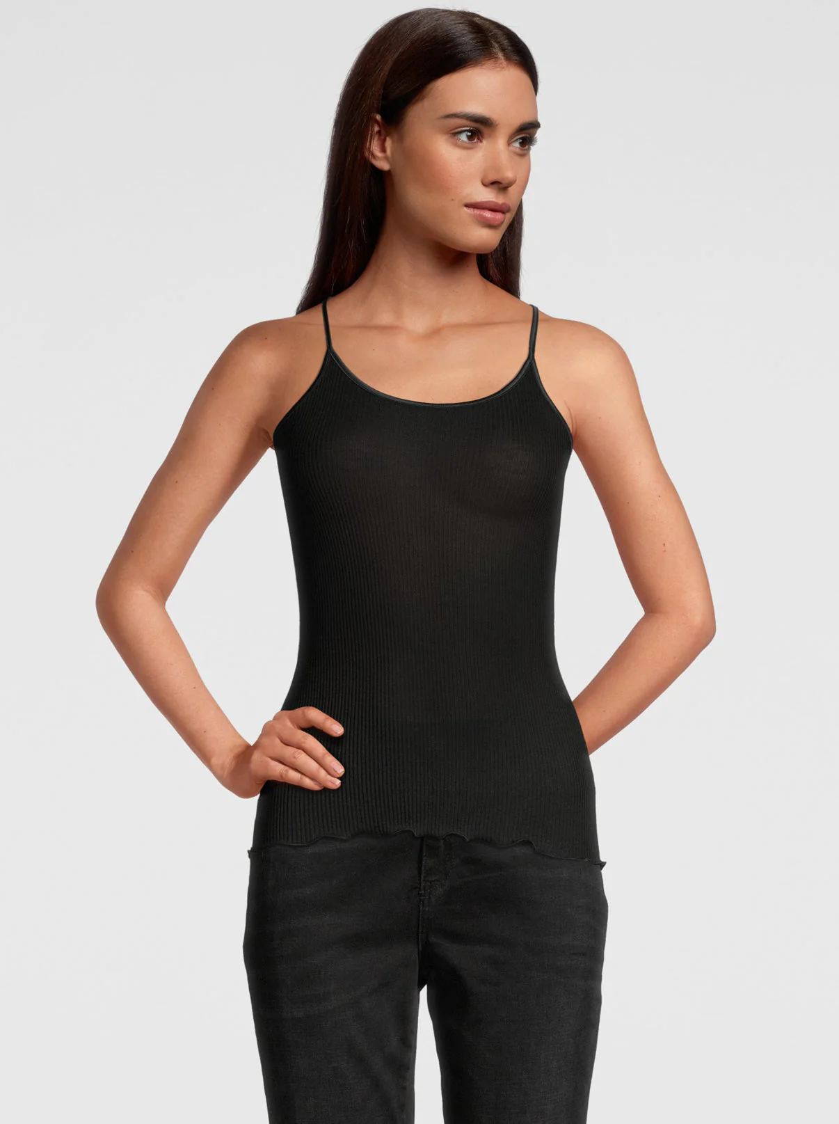 Spaghetti Top in Wool and Silk 3420 - Image 3