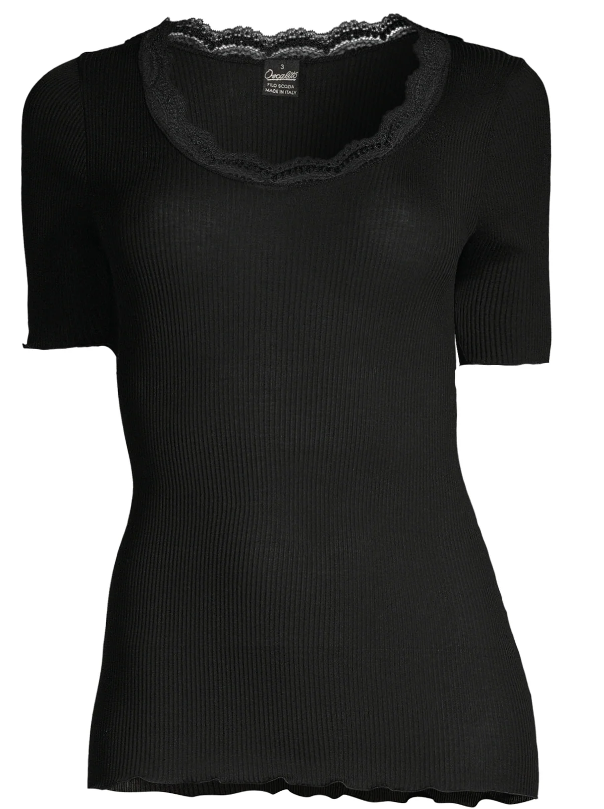 Filoscozia T-shirt with Leavers Lace 3164 - Image 9