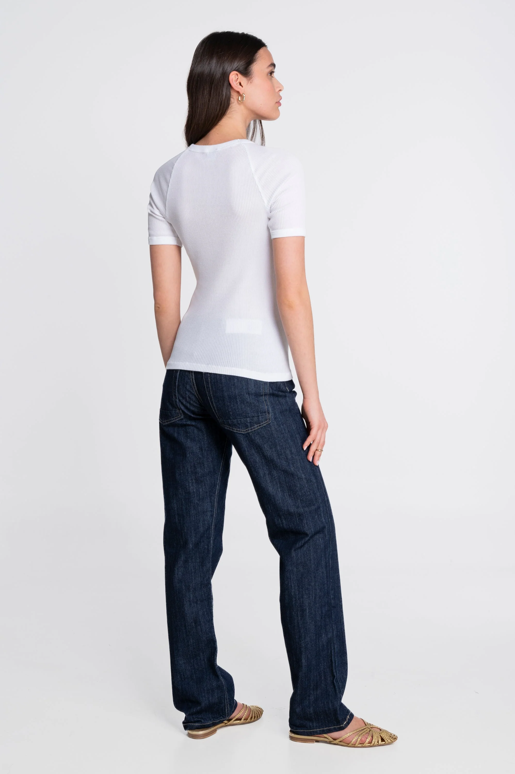 Cotton round neck T-shirt 7163 - Image 11