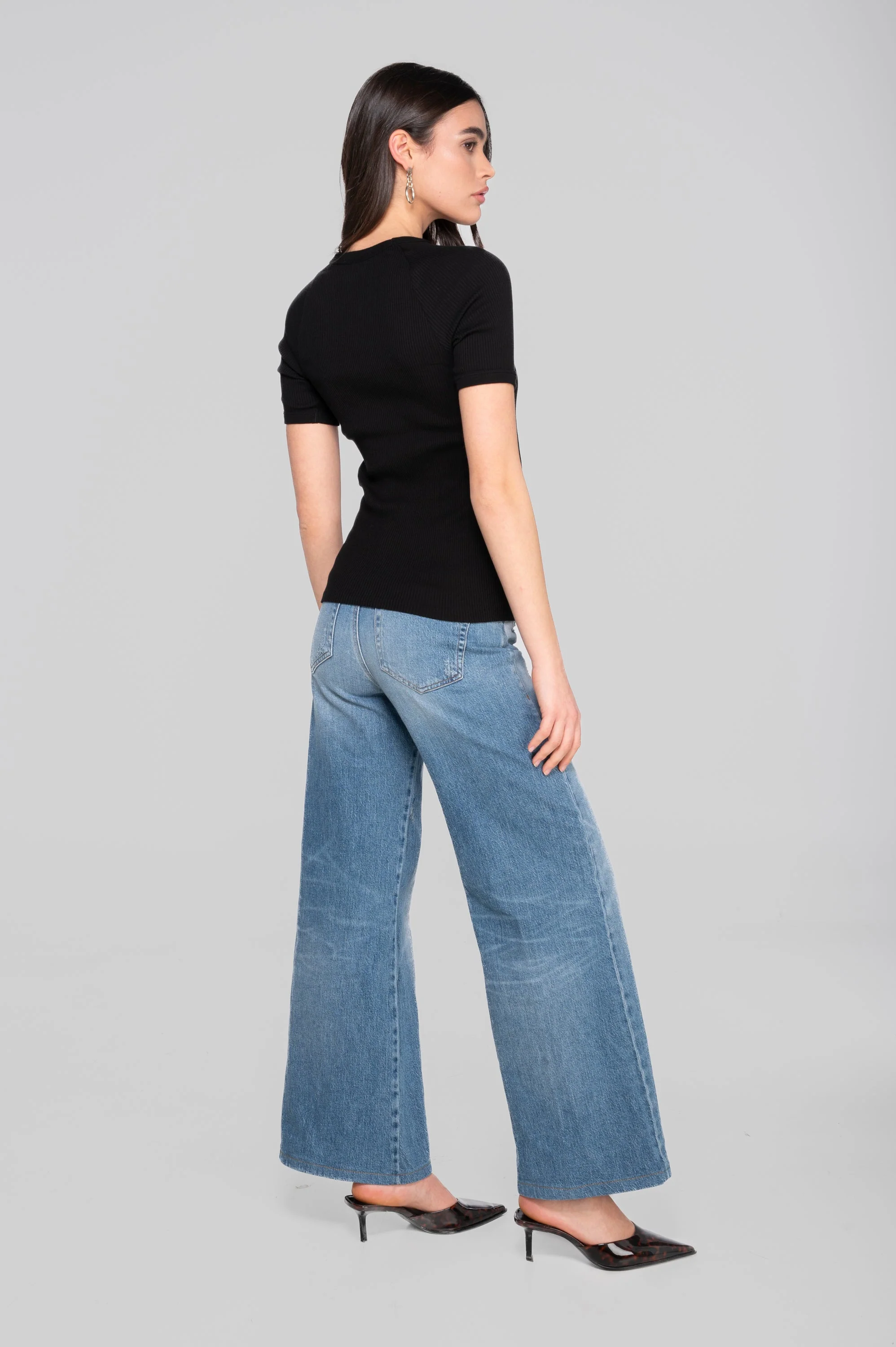 Cotton round neck T-shirt 7163 - Image 16