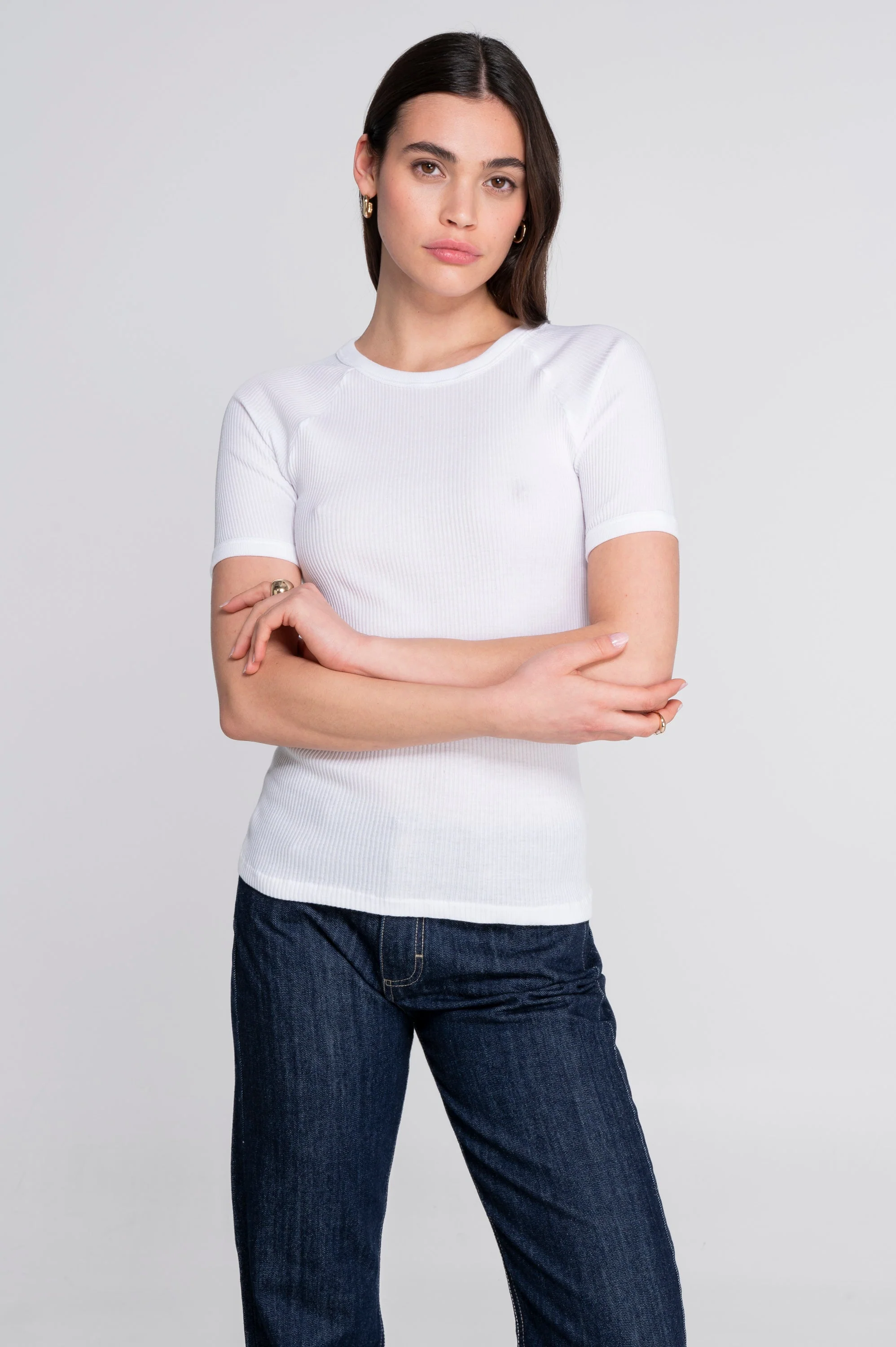 Cotton round neck T-shirt 7163 - Image 7