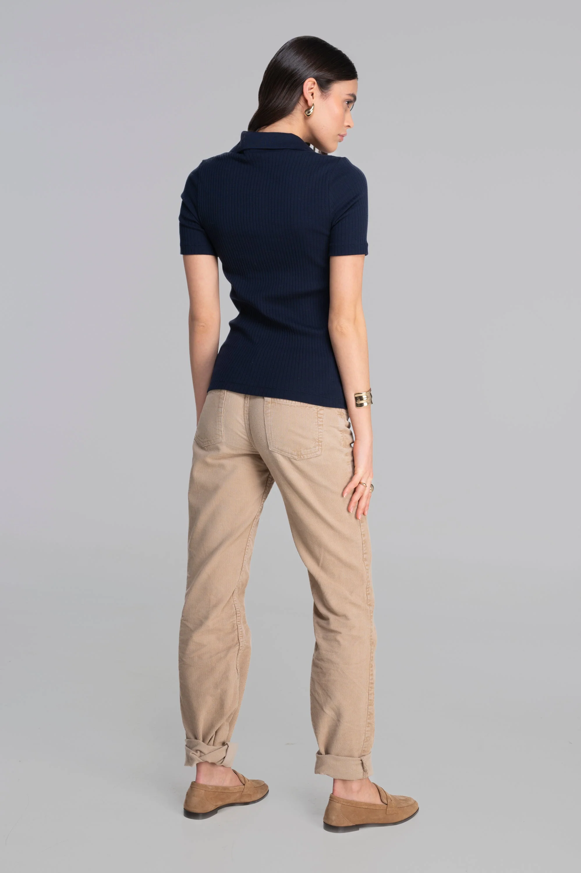 Cotton short sleeves polo shirt 7566 - Image 10