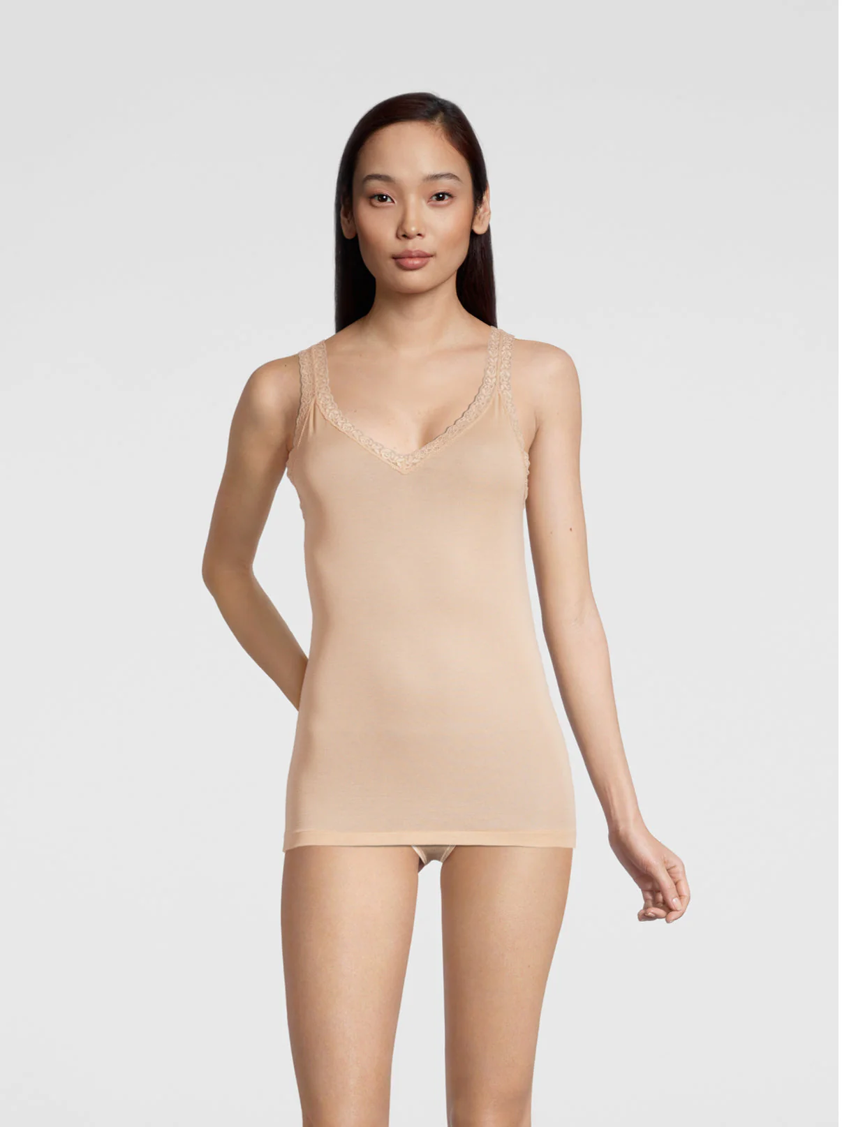 Filoscozia® Tank Top with leavers lace 314 - Image 7