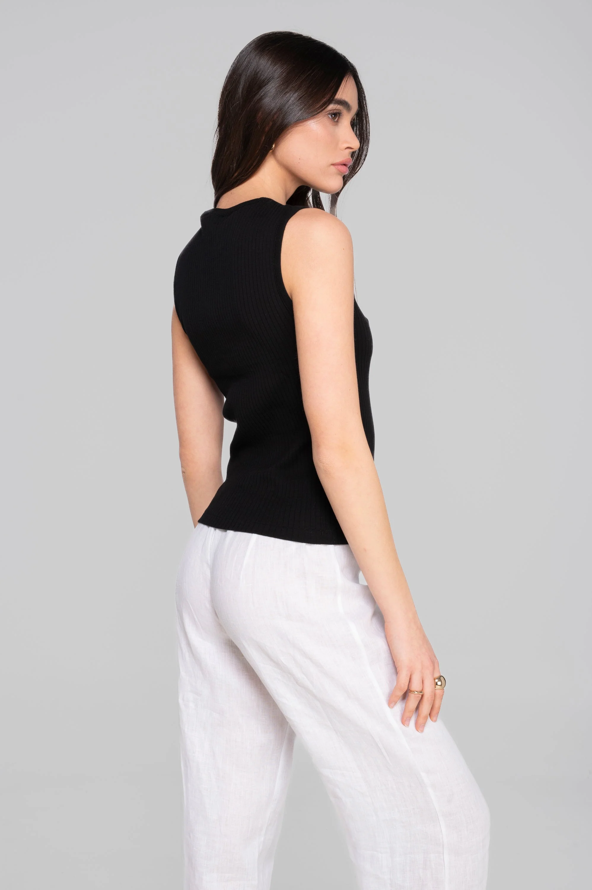 Cotton round neck top 7562 - Image 12