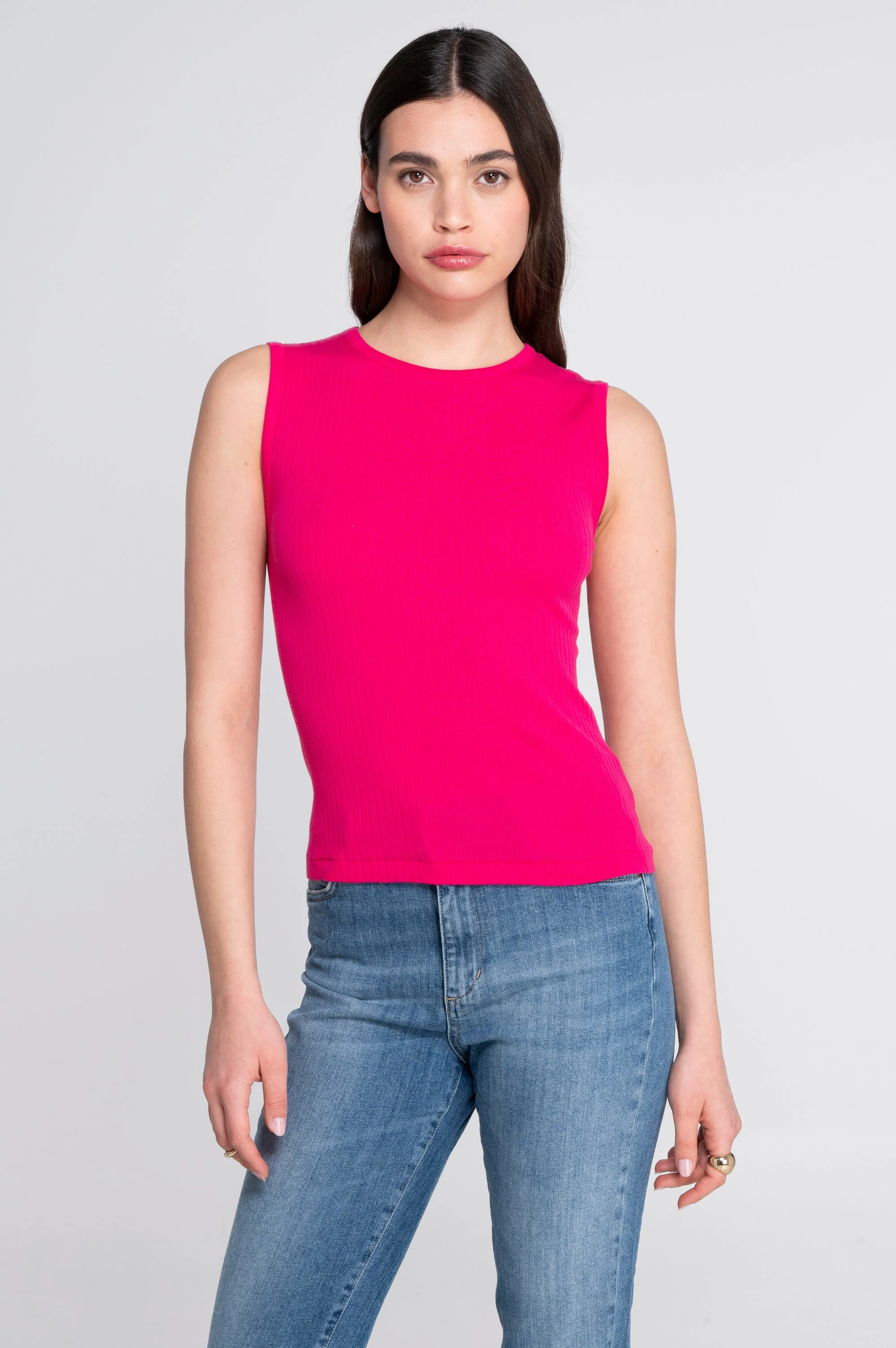 Cotton round neck top 7562 - Image 28