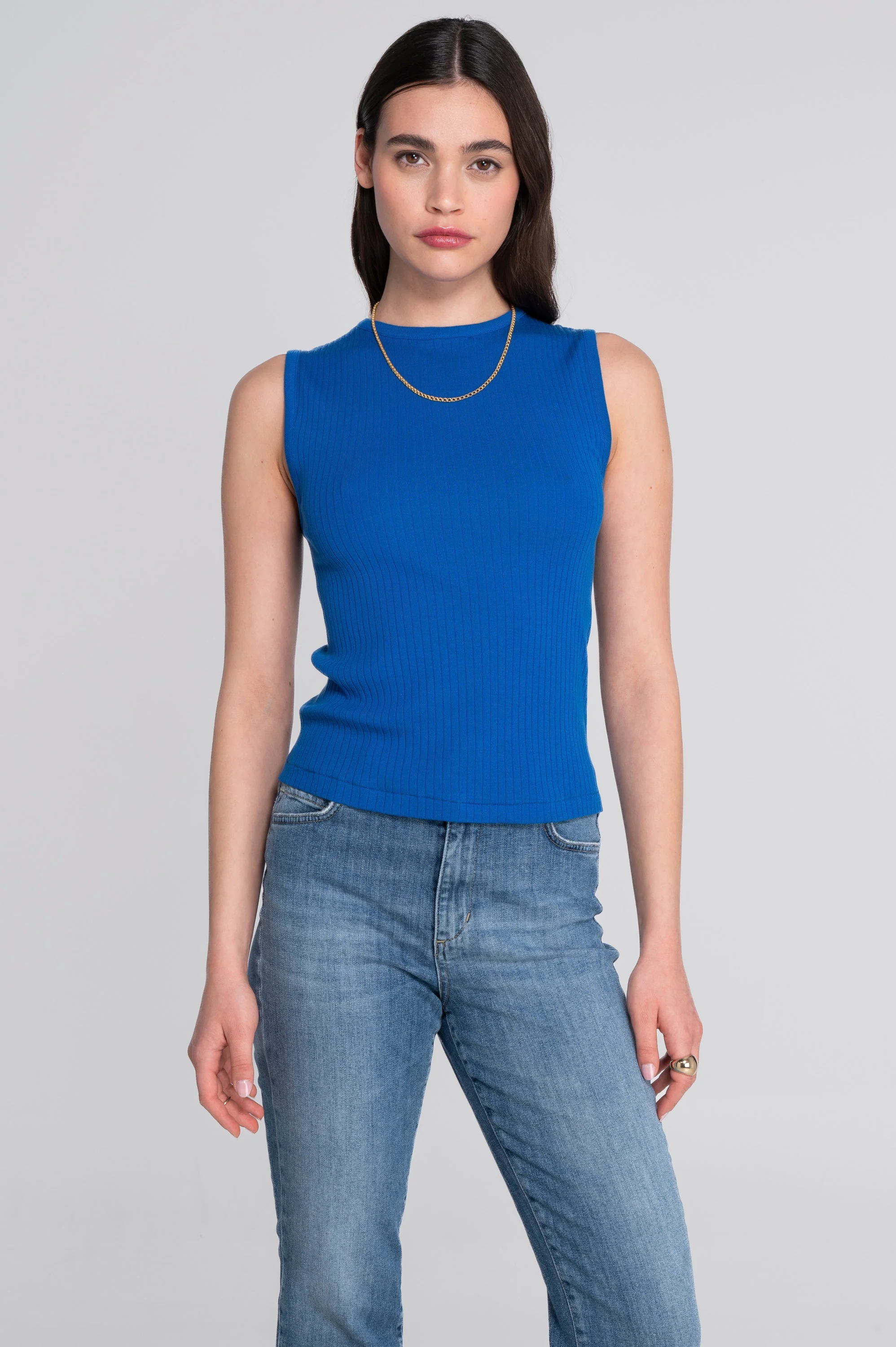 Cotton round neck top 7562 - Image 33