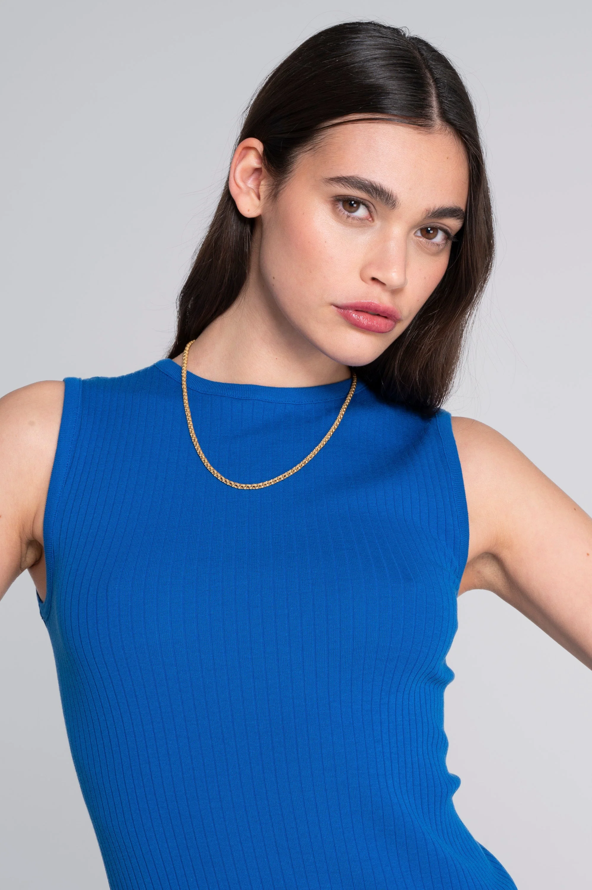 Cotton round neck top 7562 - Image 34