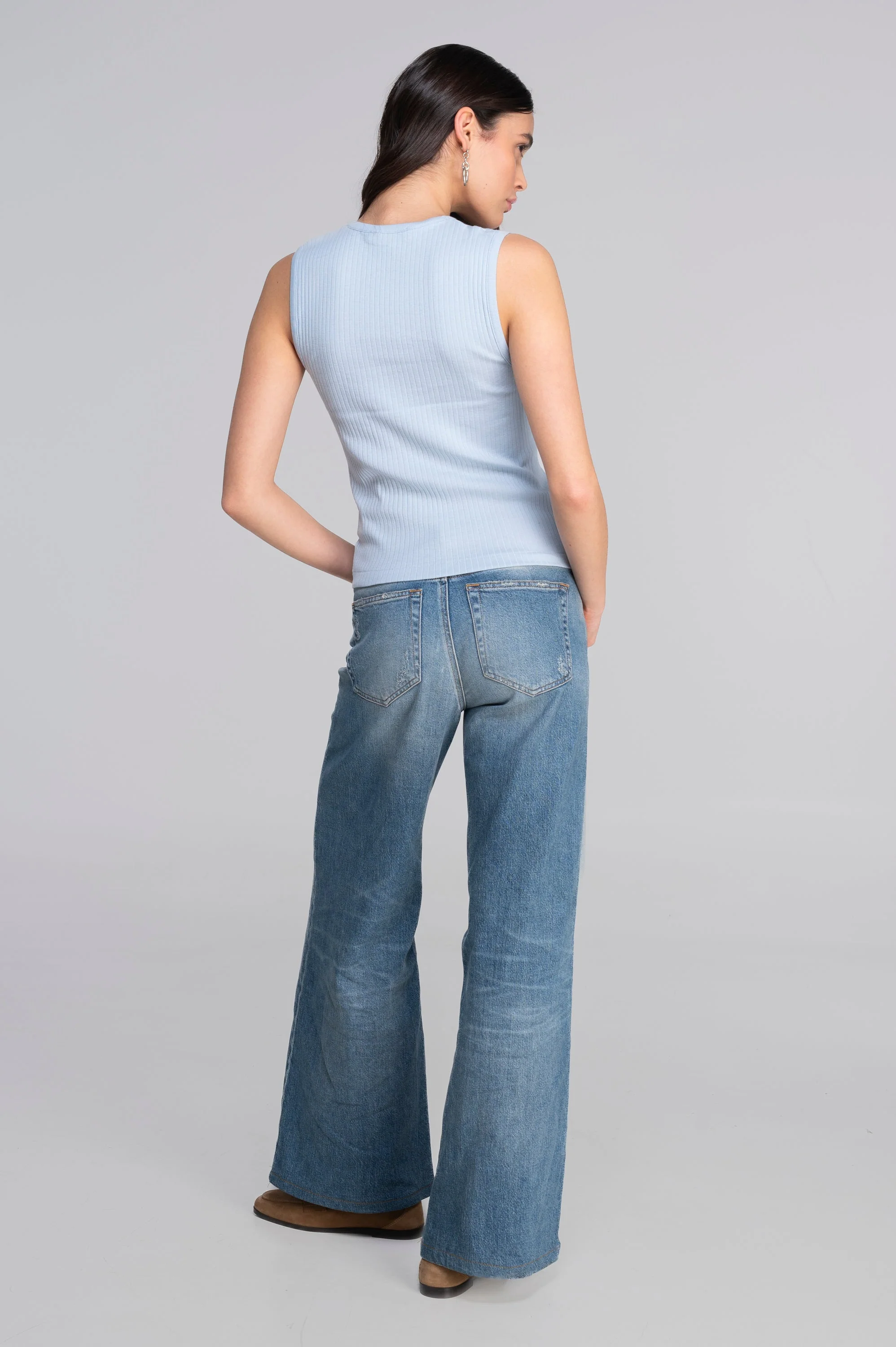 Cotton round neck top 7562 - Image 5