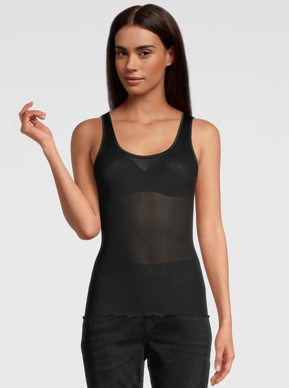 Pure silk tank top 9452 - Image 24