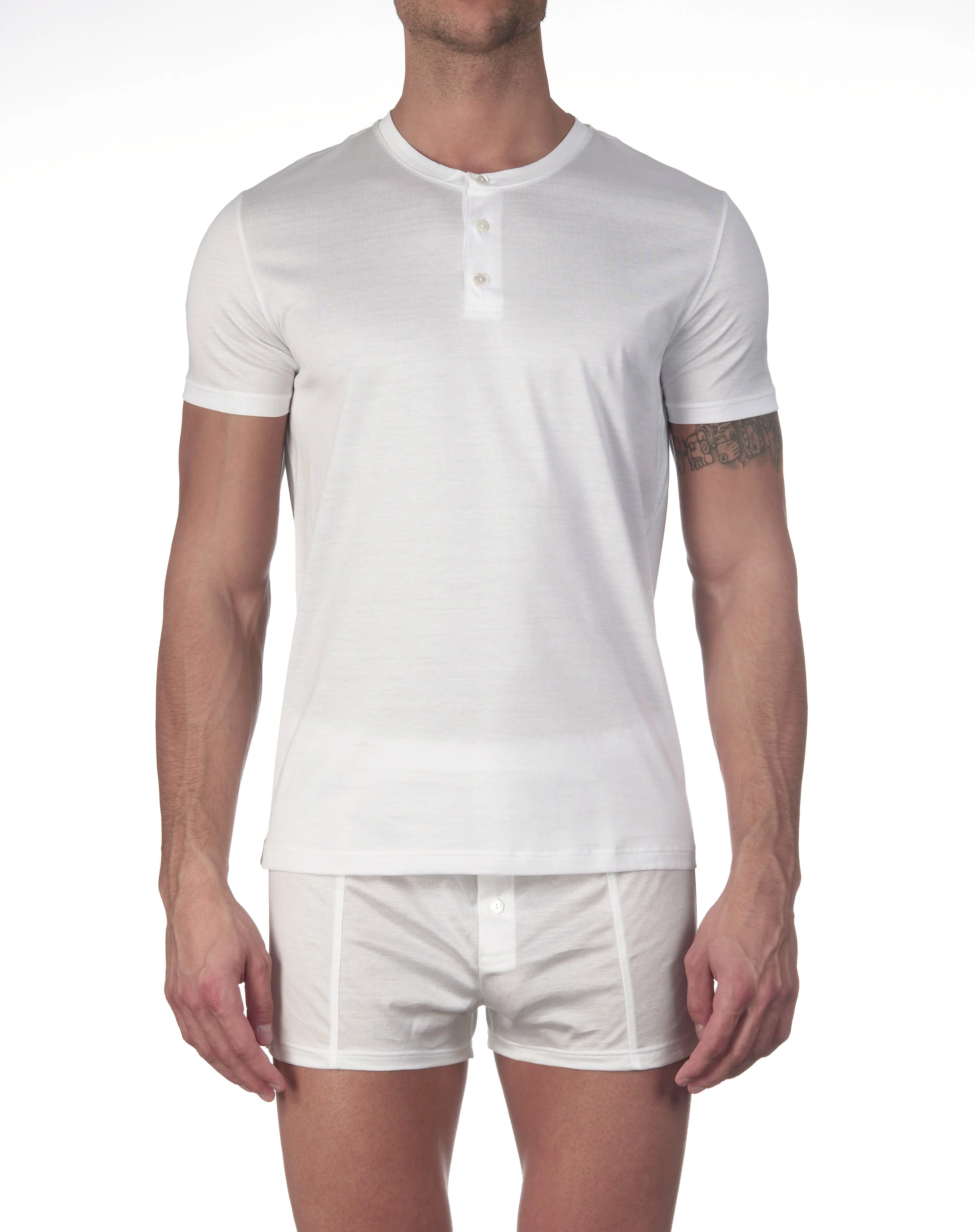 Underwear Top Man in Cotton 2618 - Image 4