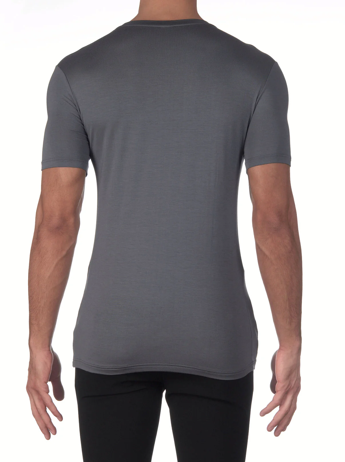 Micromodal V Neck T-Shirt 1576 - Image 4