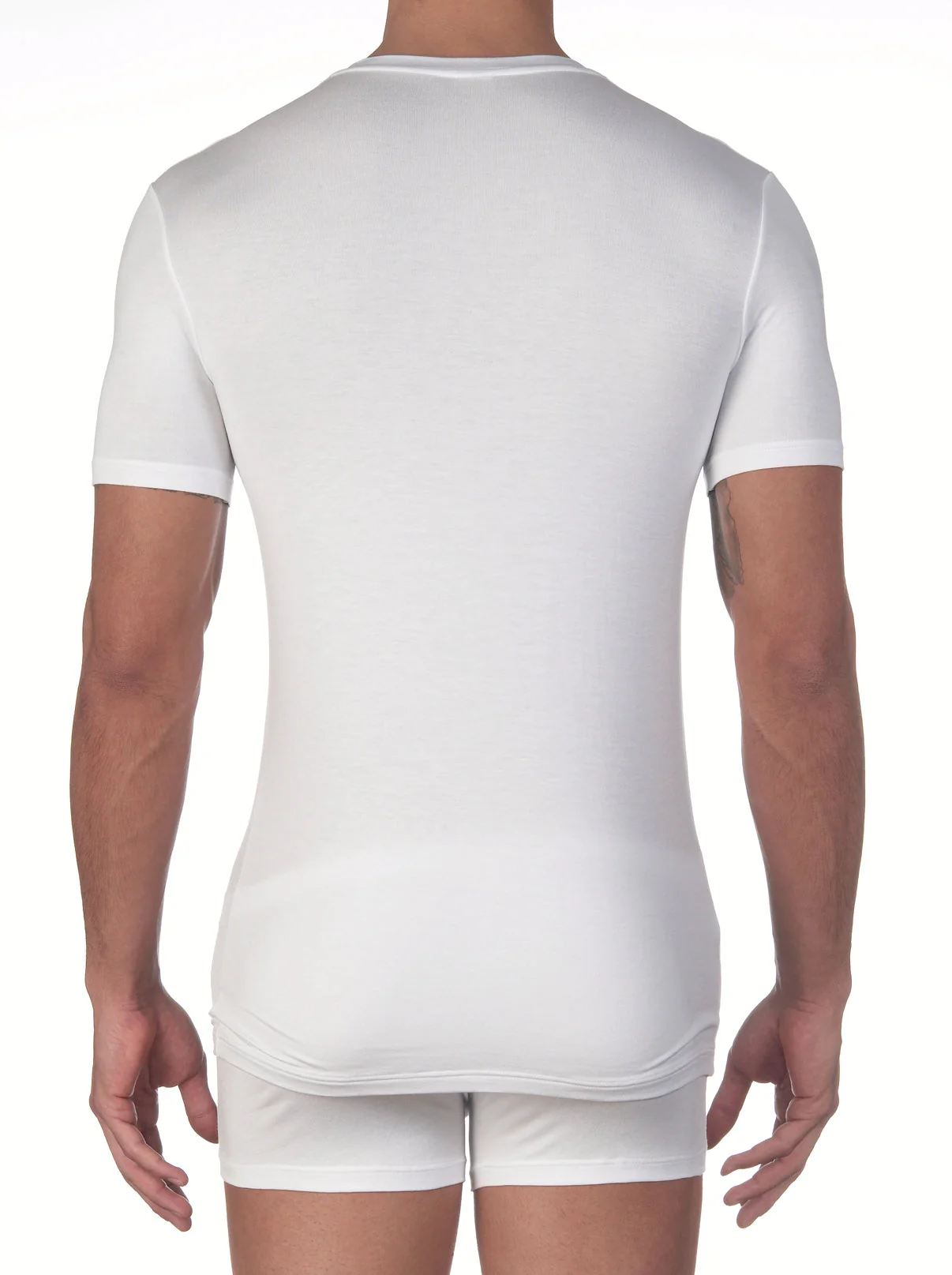 Micromodal V Neck T-Shirt 1576 - Image 6