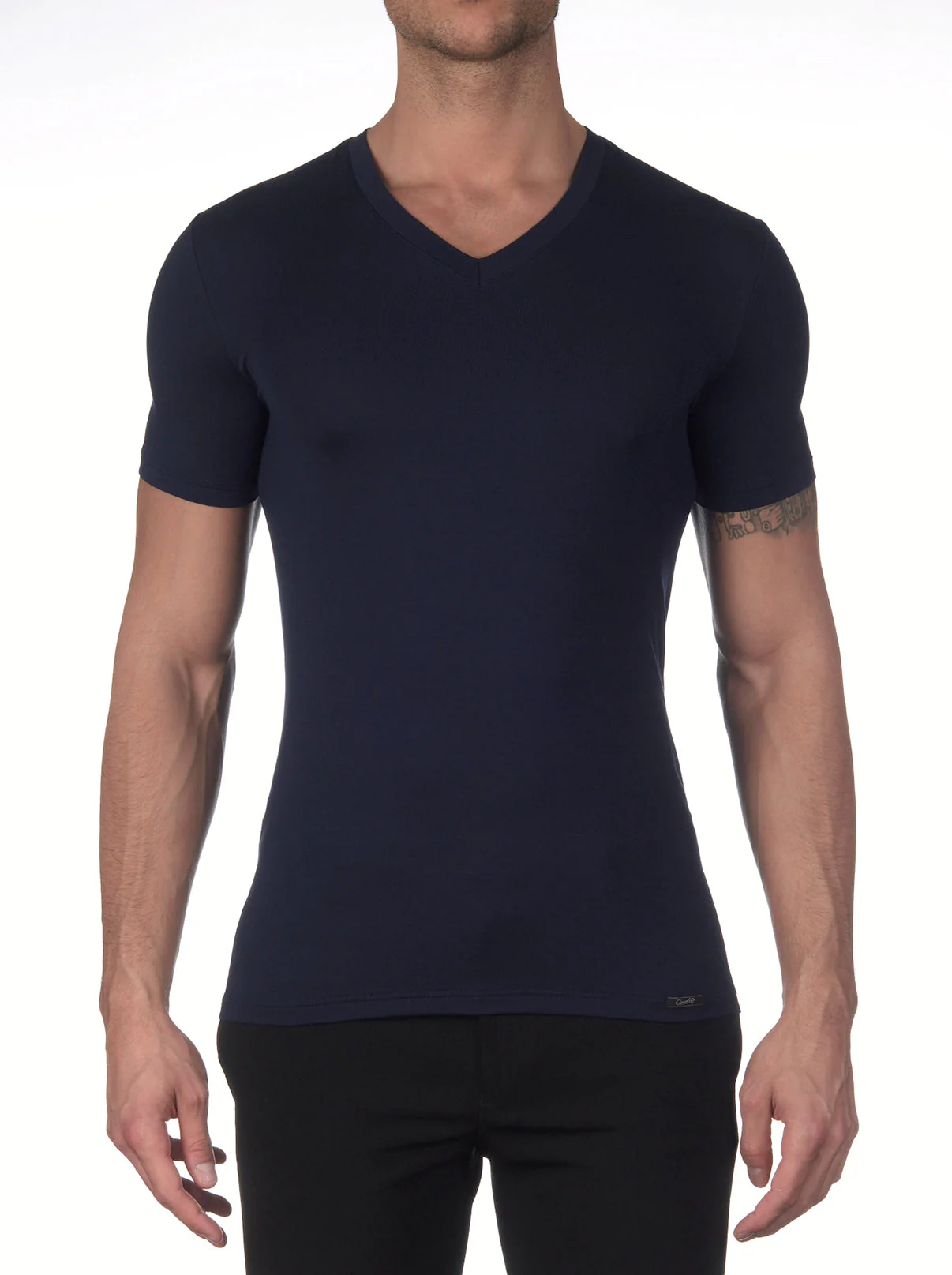 Micromodal V Neck T-Shirt 1576 - Image 7