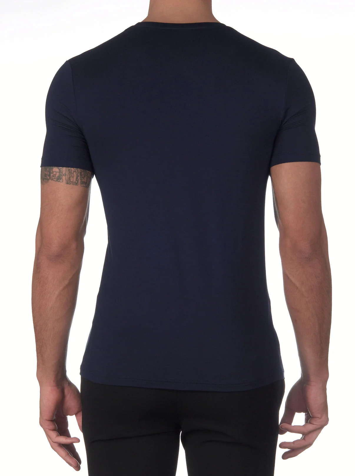 Micromodal V Neck T-Shirt 1576 - Image 8